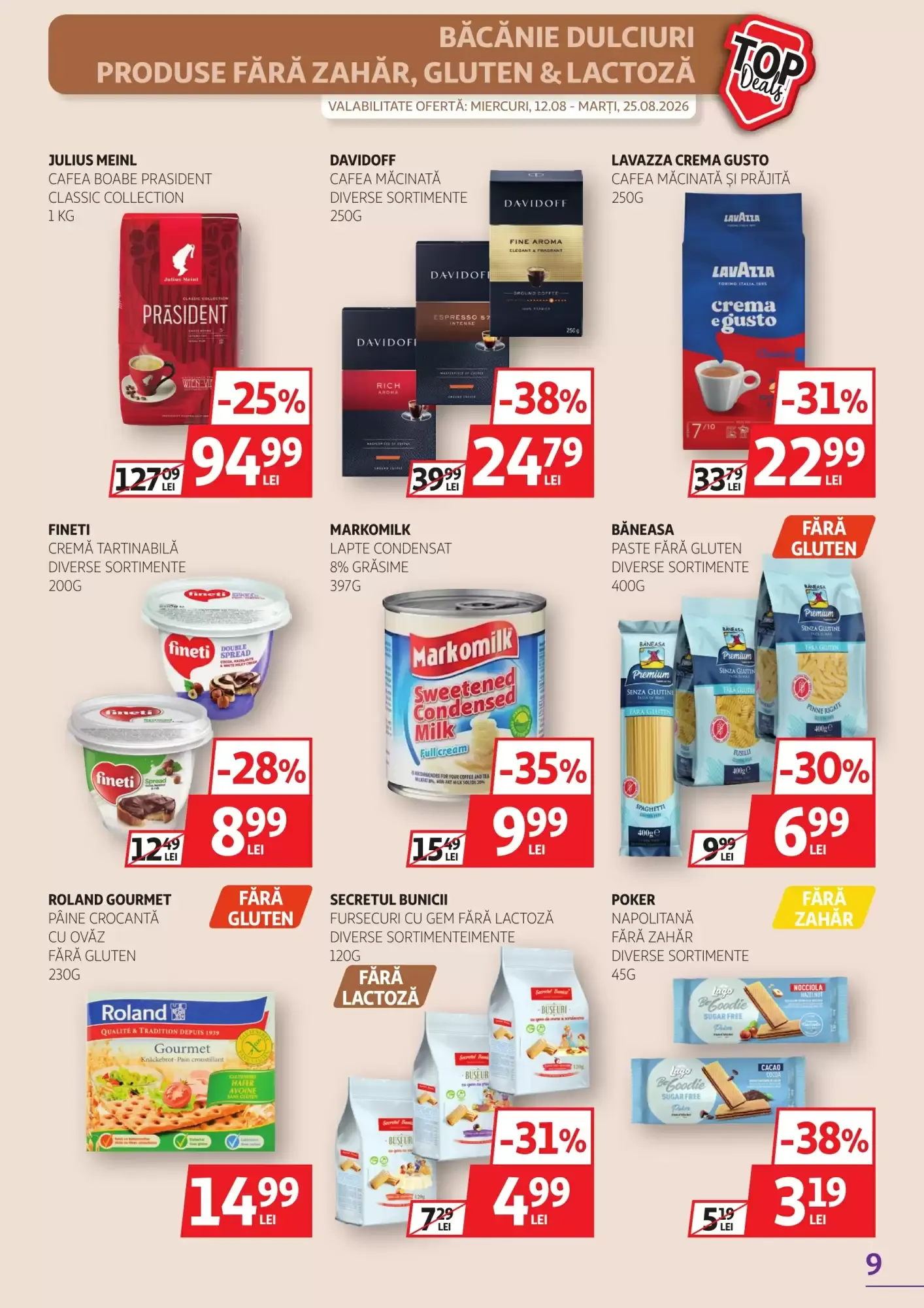 Catalog Noile oferte miercuri, 12.08 - marți, 25.08.2026 de la 12 august până la 25 august 2026 - Revista Pagina 9