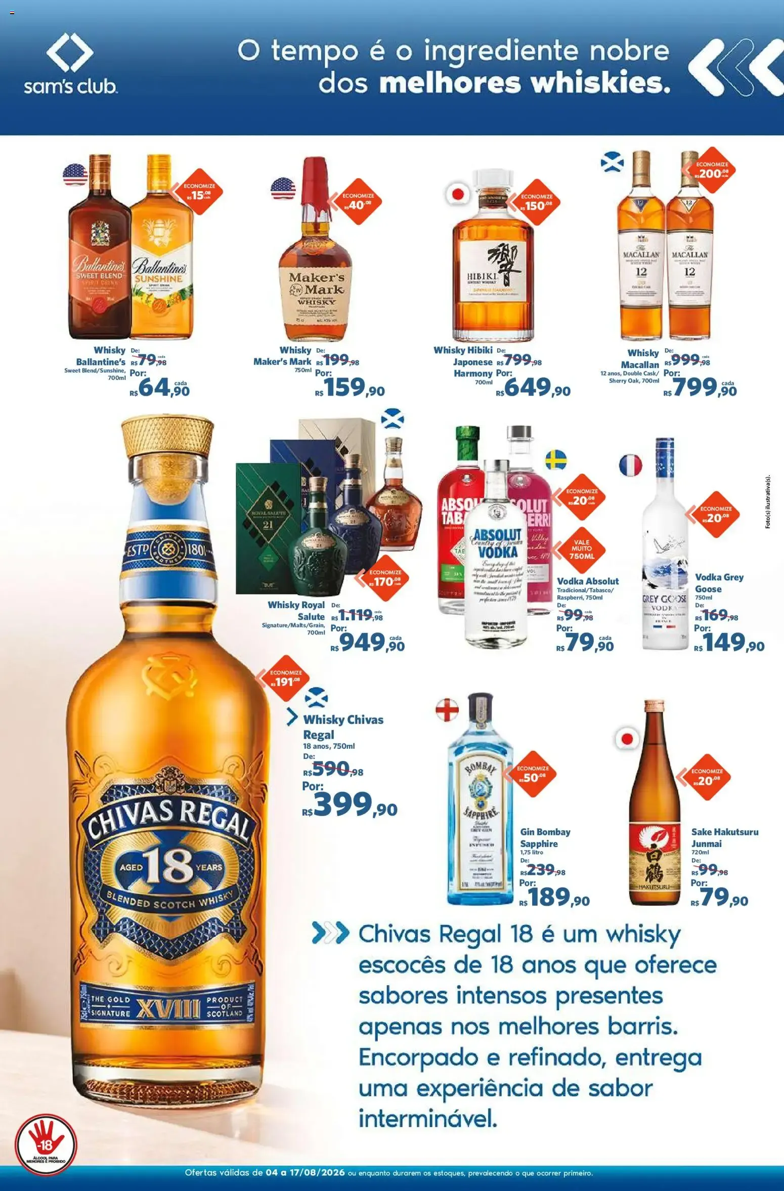 Encarte de Sam's Club ofertas Free Shop de 04/08/2026 | Promoções Online 4 de agosto até 17 de agosto 2026 - Pagina 3