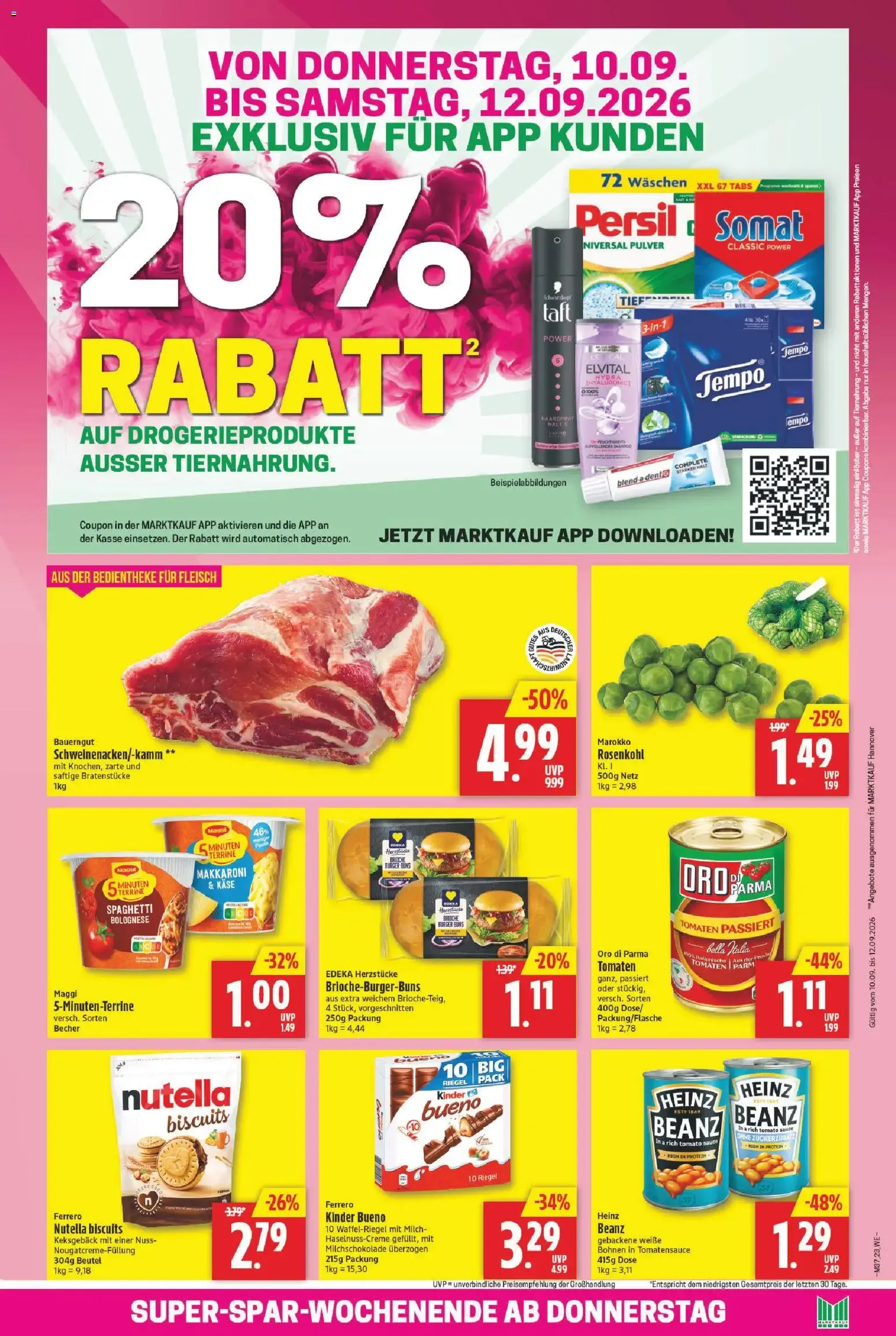 Marktkauf: Wir feiern, Sie sparen von 7. September bis 12. September 2026 - Prospekt seite 23
