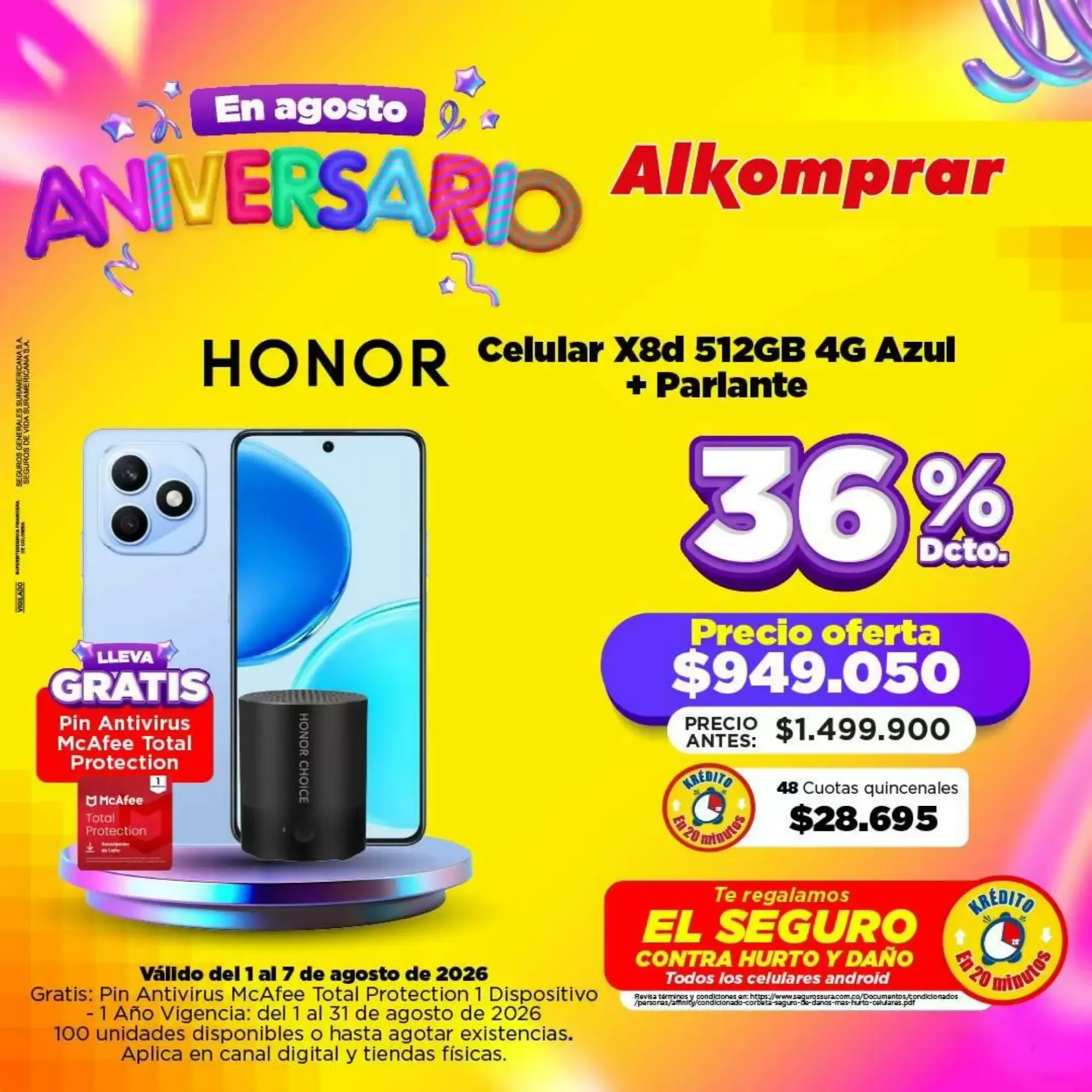 Catalogo de Alkomprar Aniversario: Oferta Portátil Lenovo IdeaPad 1 de agosto al 7 de agosto 2026 - Pag 3