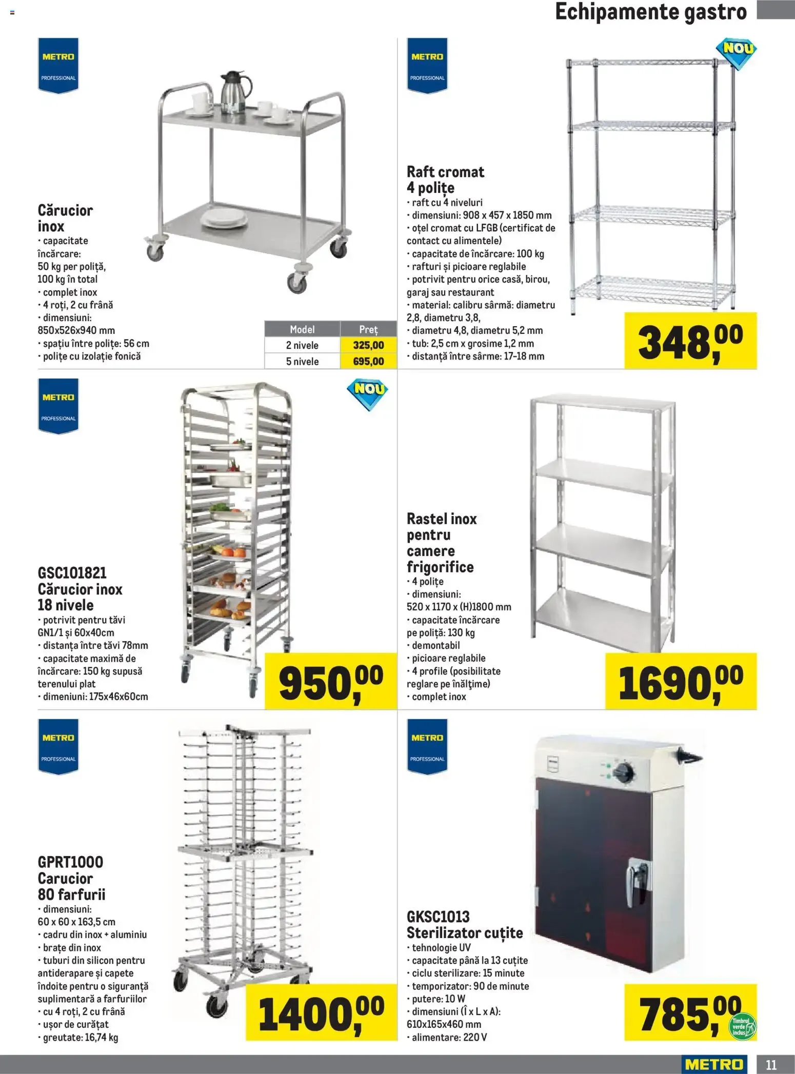 Catalog Metro Catalog Soluții Nealimentare pentru HoReCa - Oferta 01.10.2026 - 04.01.2027 de la 1 octombrie până la 4 ianuarie 2027 - Revista Pagina 11