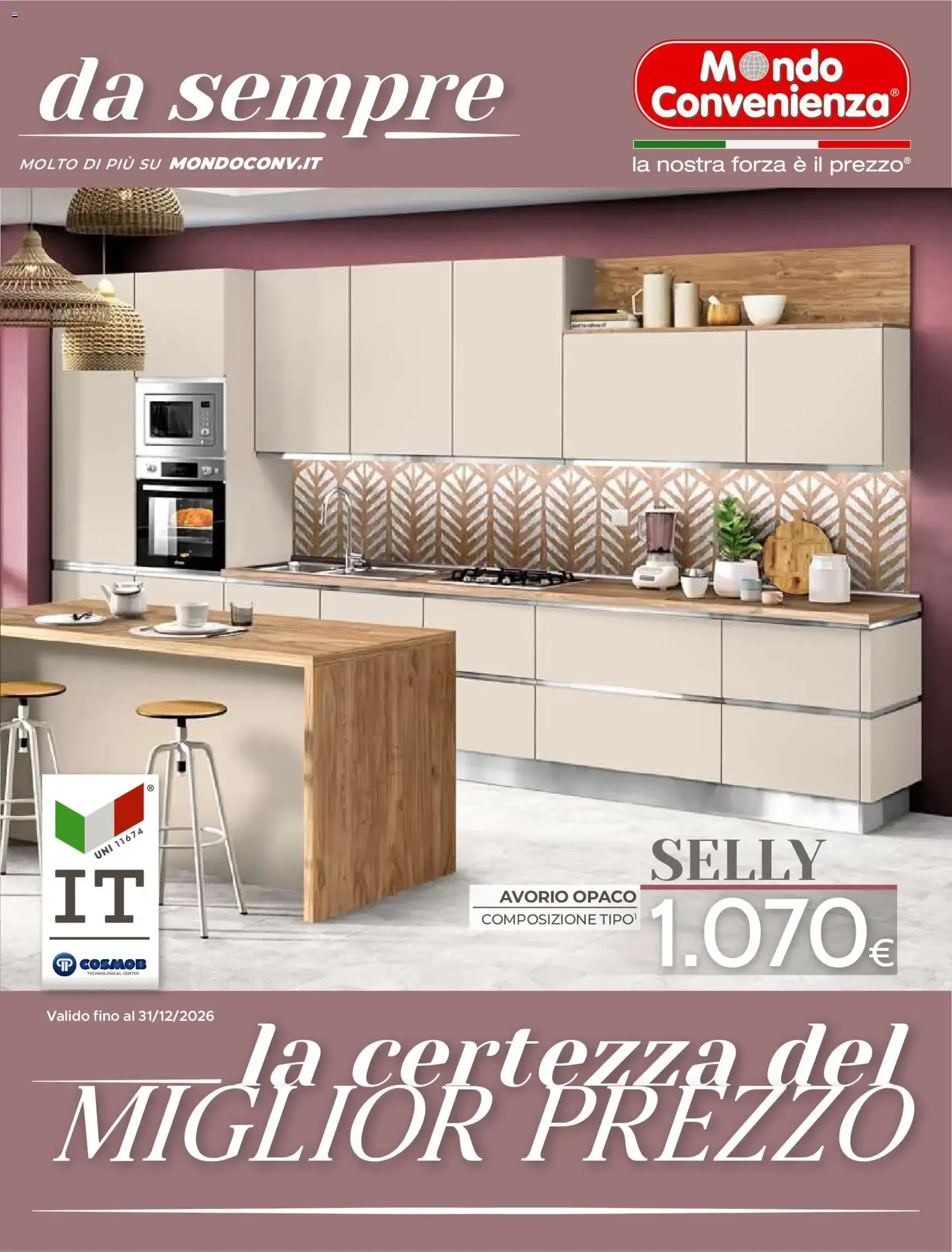 Mondo Convenienza - Selly Cocina: La Certezza del Miglior Prezzo