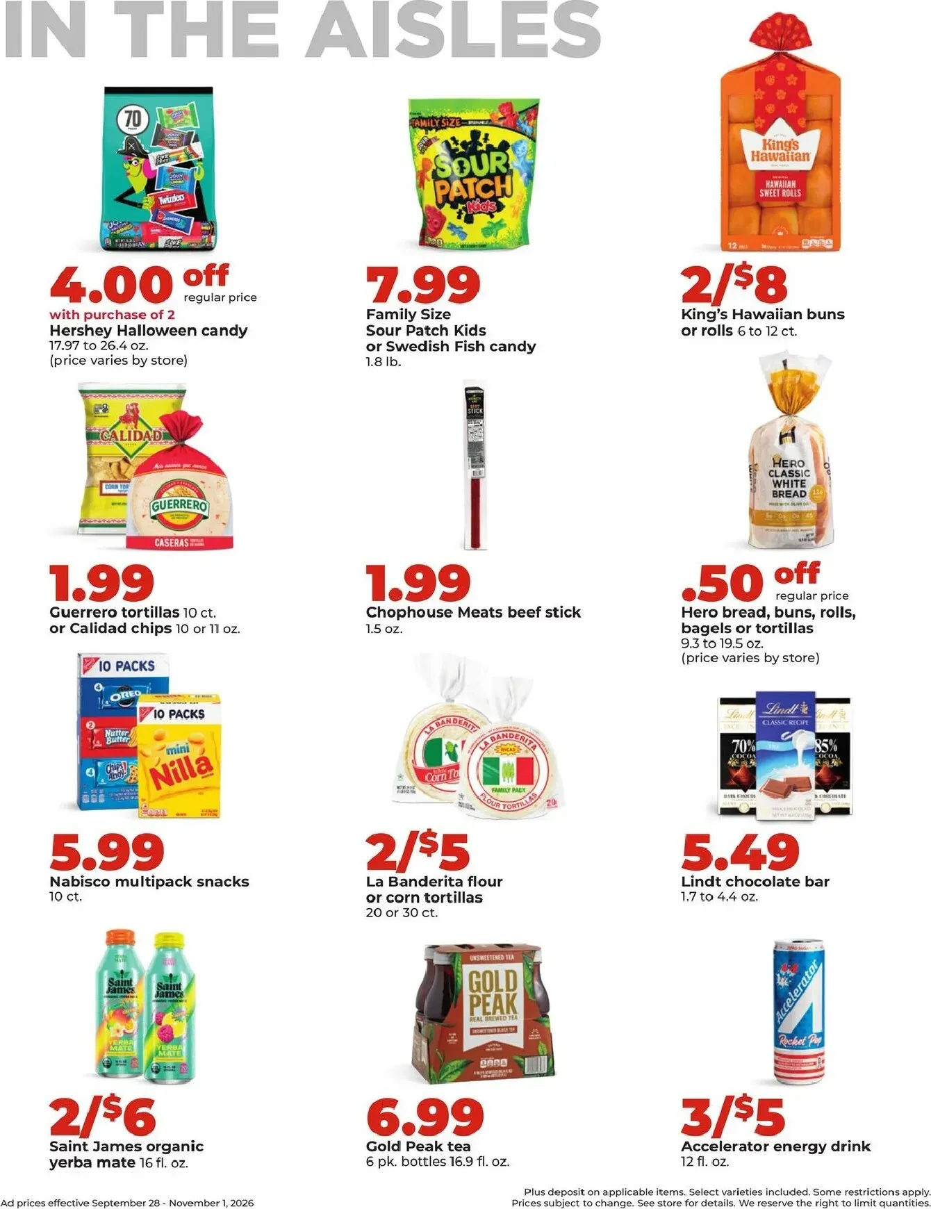 Weekly ad Current Hy Vee - Deals Good ALL Month Long leaflet valid from Monday 09/28/2026 to Sunday 11/01/2026 from September 28 to November 1 2026 - Page 7