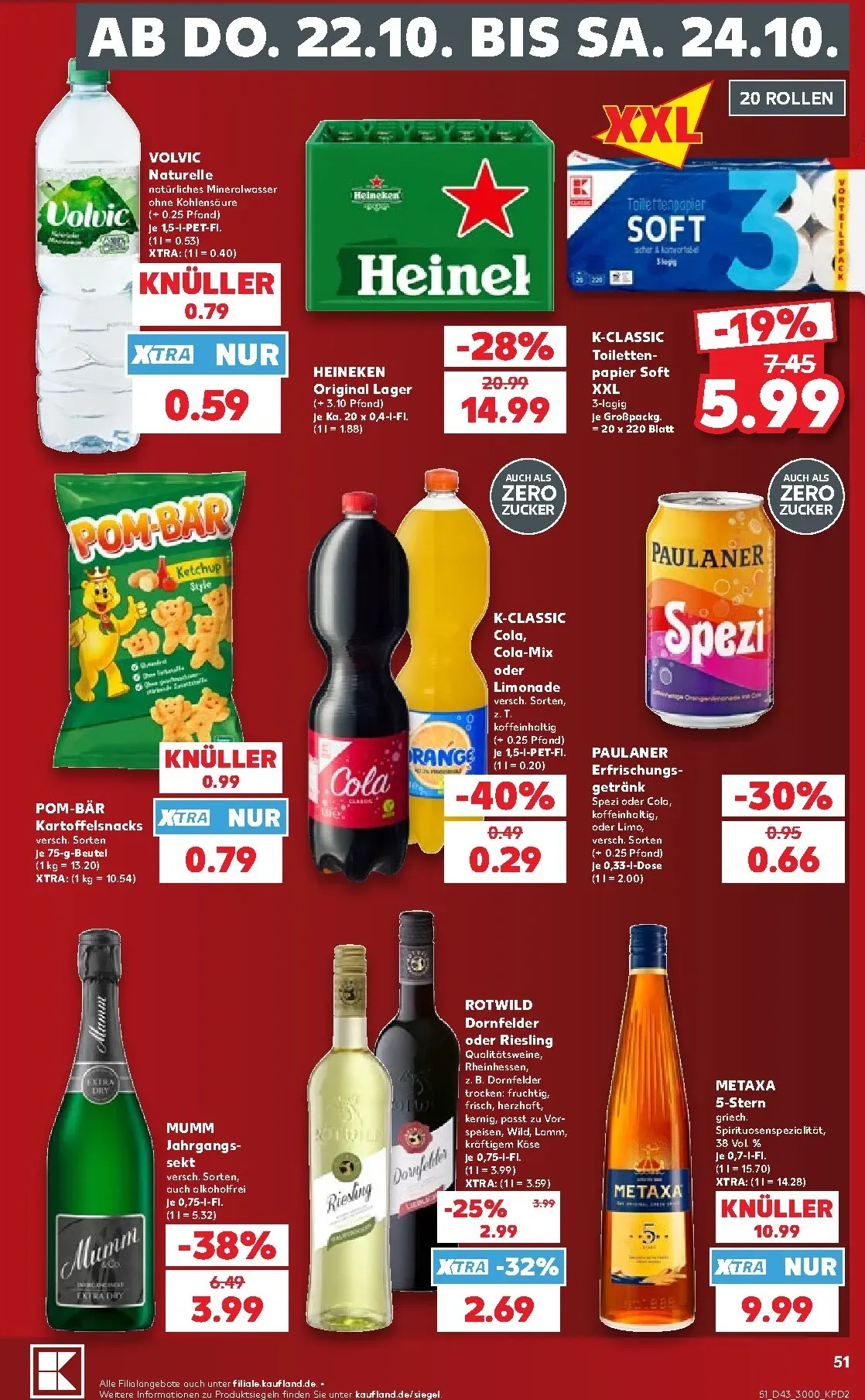 Kaufland Prospekt nächste Woche – von Montag 19.10.2026 bis Samstag 24.10.2026 von 19. Oktober bis 24. Oktober 2026 - Prospekt seite 52