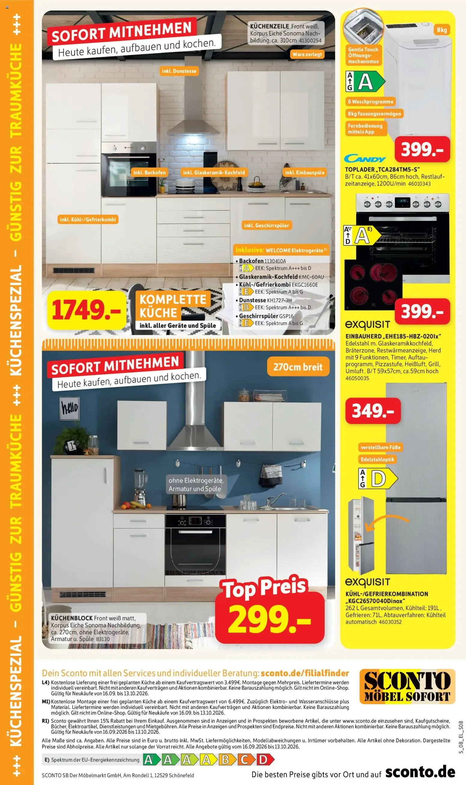 Sconto Küchenspezial (ab 16.09.2026) zum Blättern von 16. September bis 13. Oktober 2026 - Prospekt seite 4