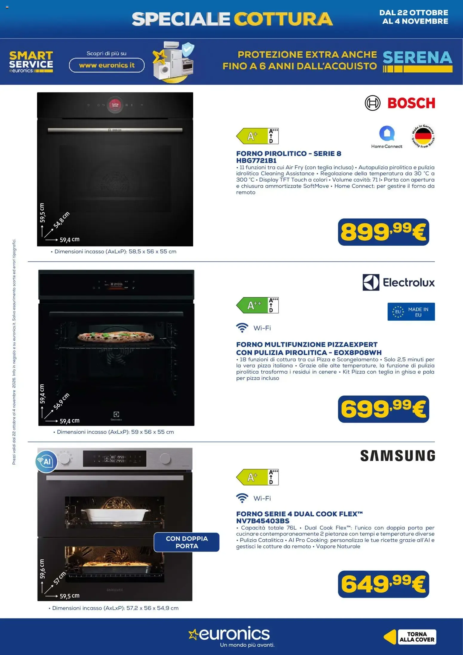 Euronics Speciale Cottura da 22 ottobre a 4 novembre di 2026 - Pagina del volantino 4