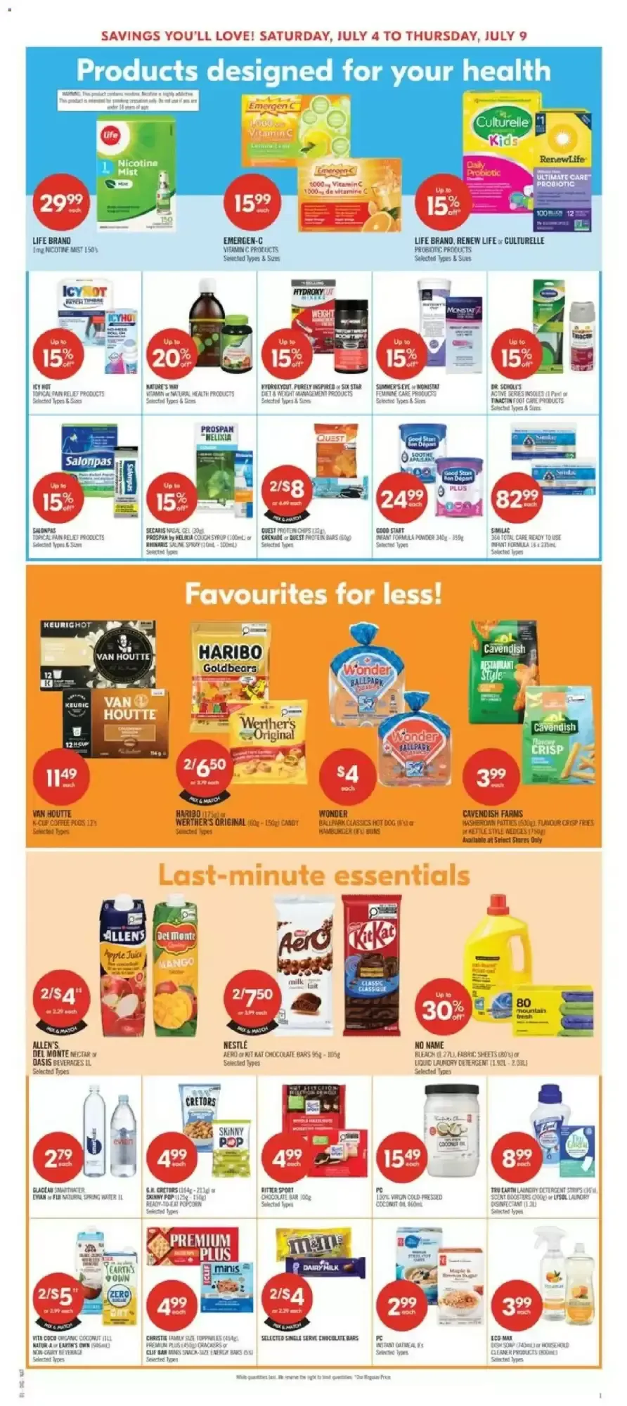 Shoppers Drug Mart flyer week 27 from July 4 to July 9 2026 - flyer page 12