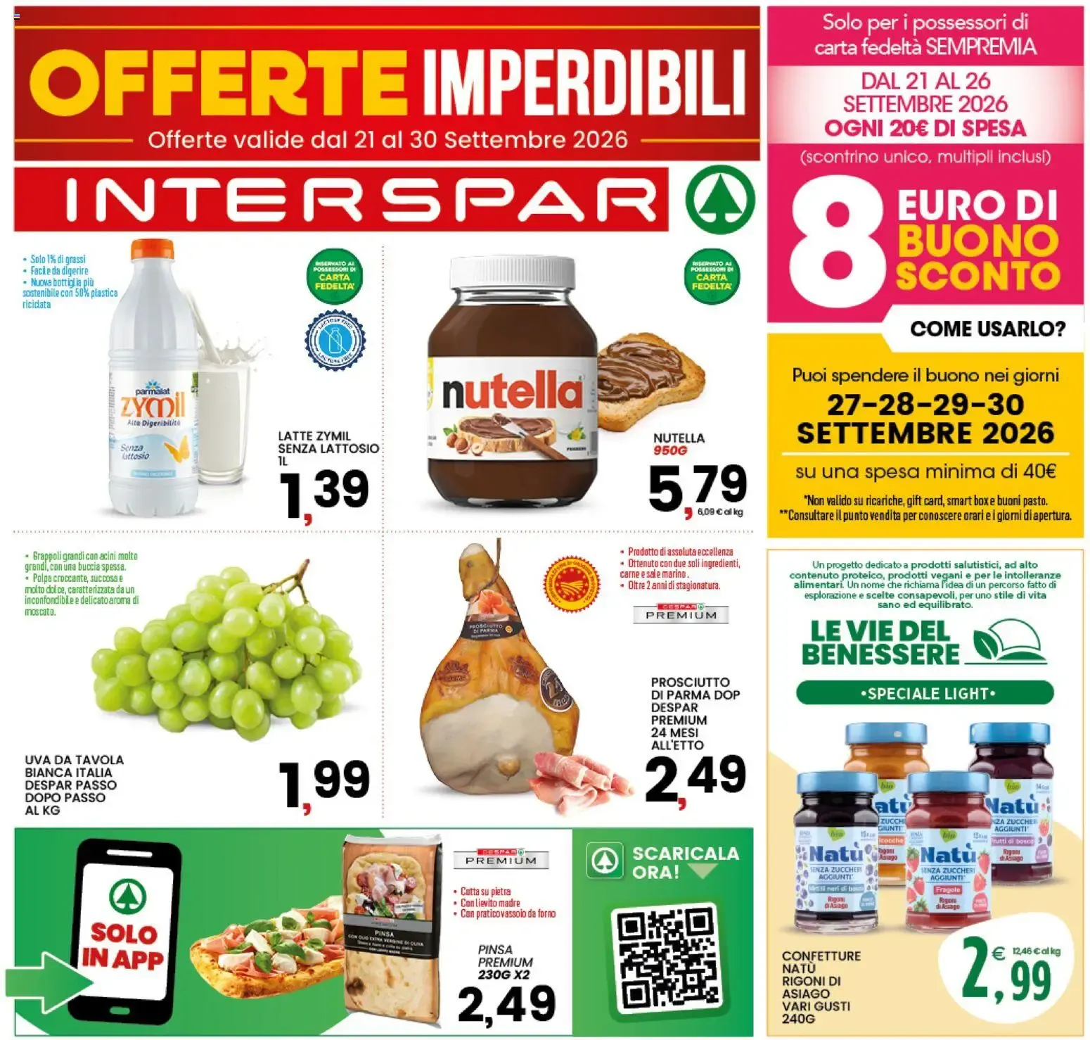 Nuovo Interspar volantino dal 21/09/2026 > offerte anteprima 🛍️ da 21 settembre a 30 settembre di 2026 - Pagina del volantino 1