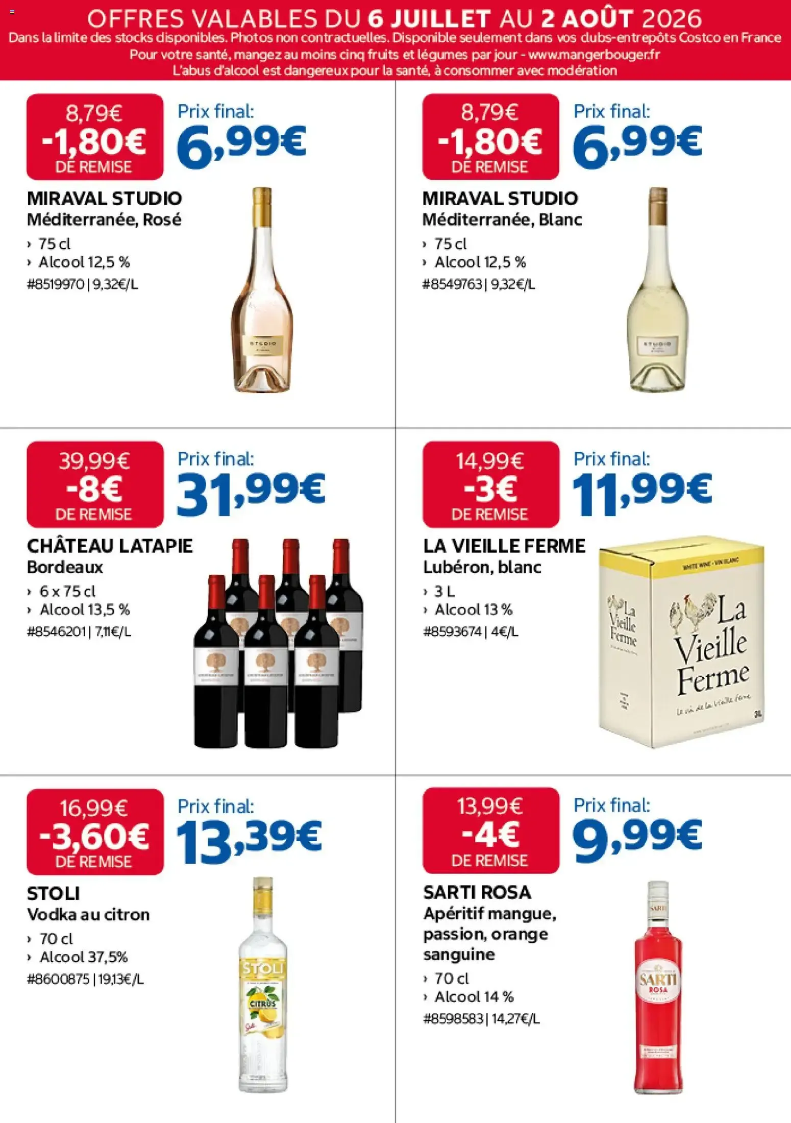 Costco catalogue à partir du 06/07/2026 - promo en ligne du 6 juillet au 2 août 2026 - Catalogue page 13