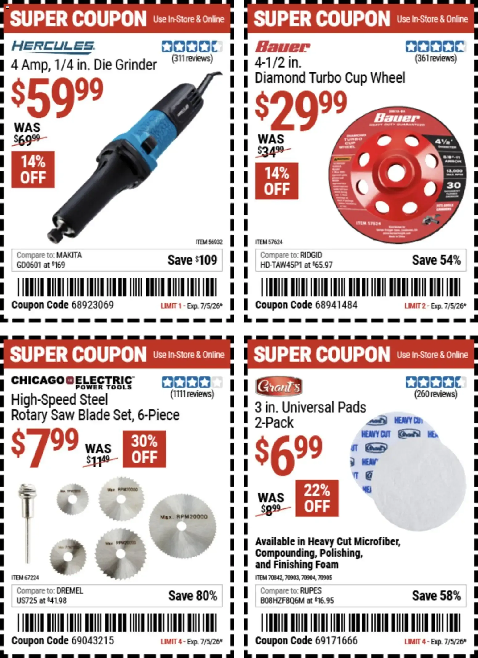Weekly ad Harbor Freight Weekly Ad (06/22 - 07/05 2026) - Flyer from June 22 to July 5 2026 - Page 21