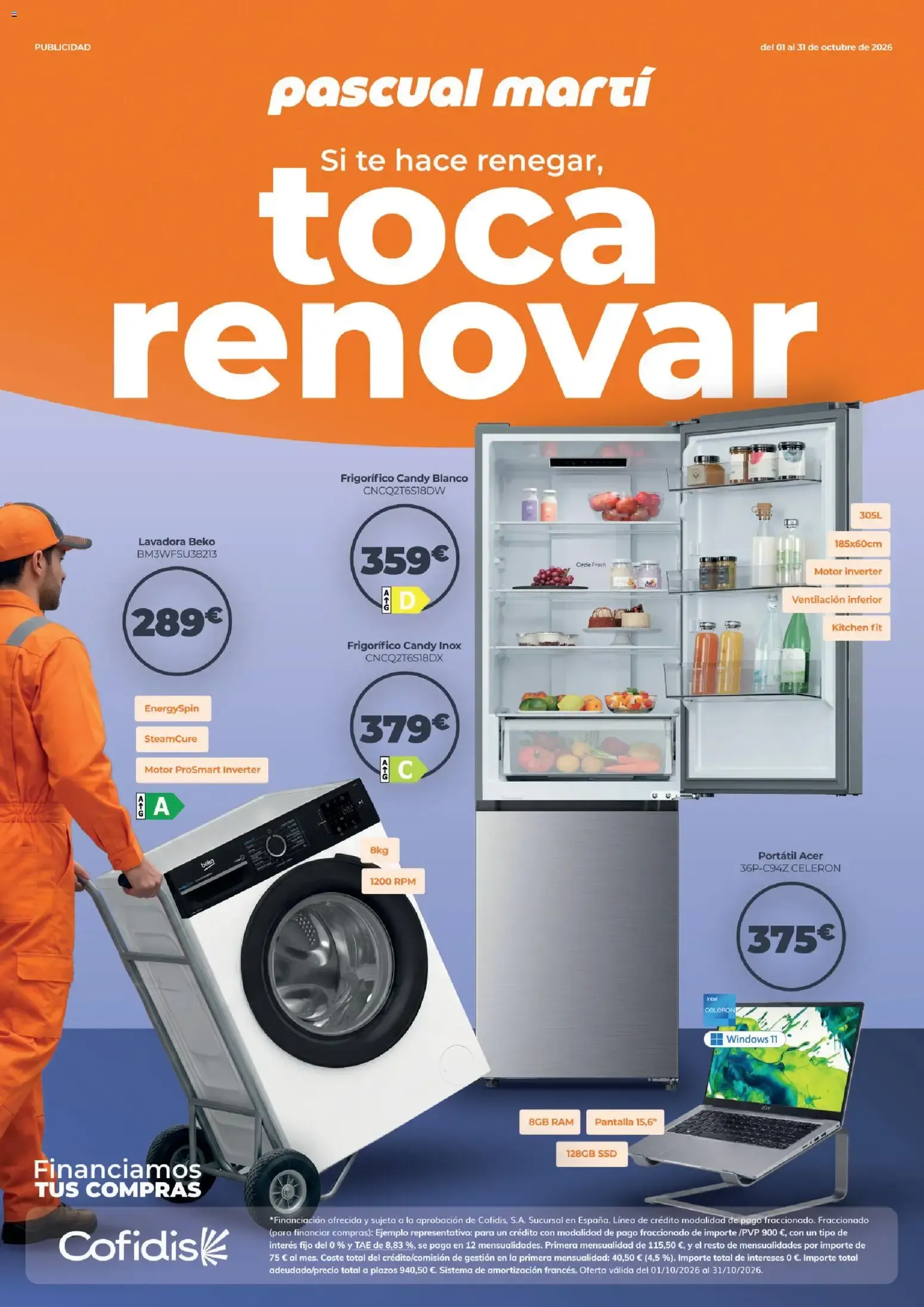 Catálogo de Pascual Martí Si te hace renegar, toca renovar 1 de octubre al 31 de octubre 2026 - Página 1
