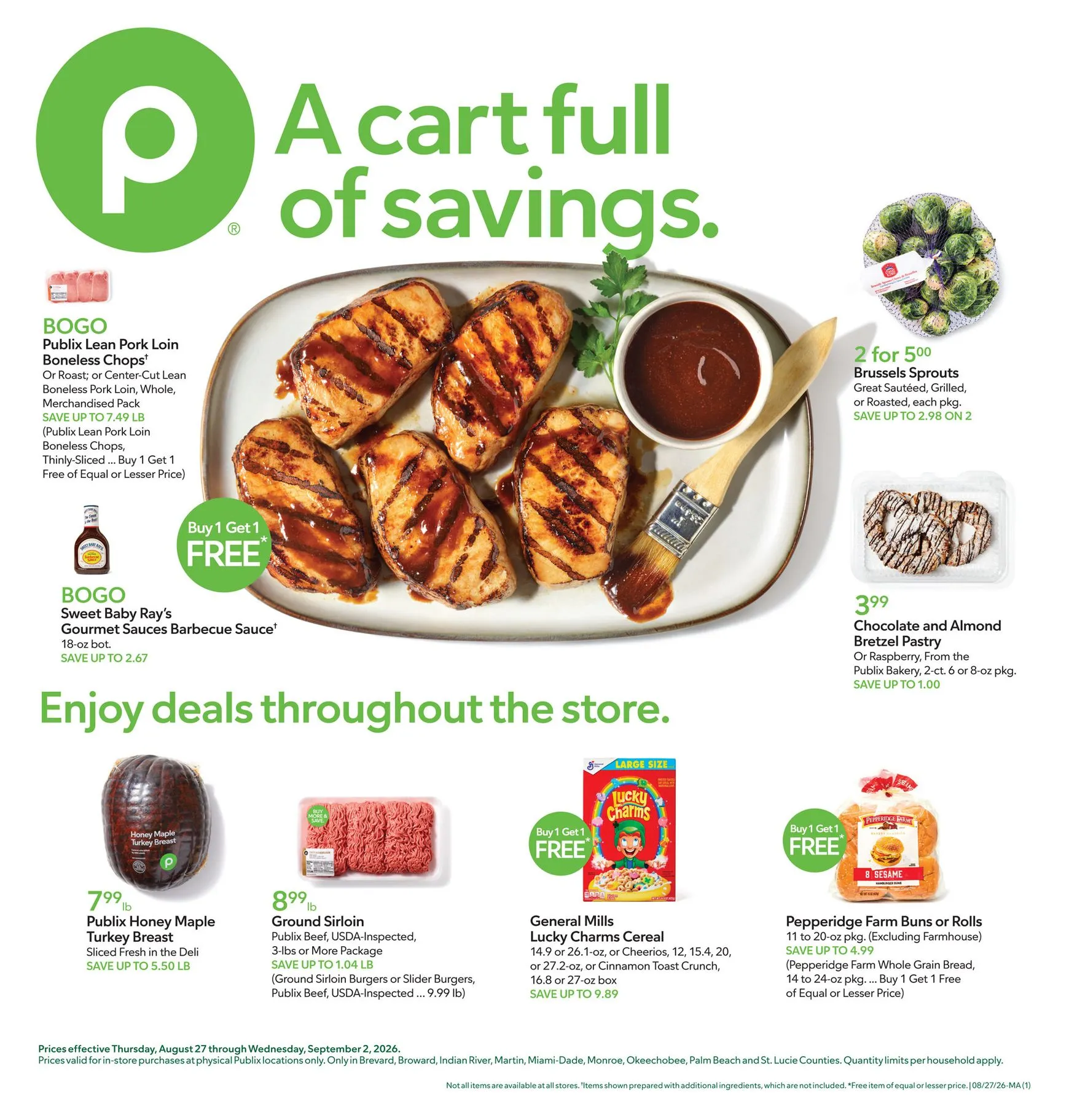 Future Publix flyer valid from Thursday 08/27/2026 to Wednesday 09/02/2026