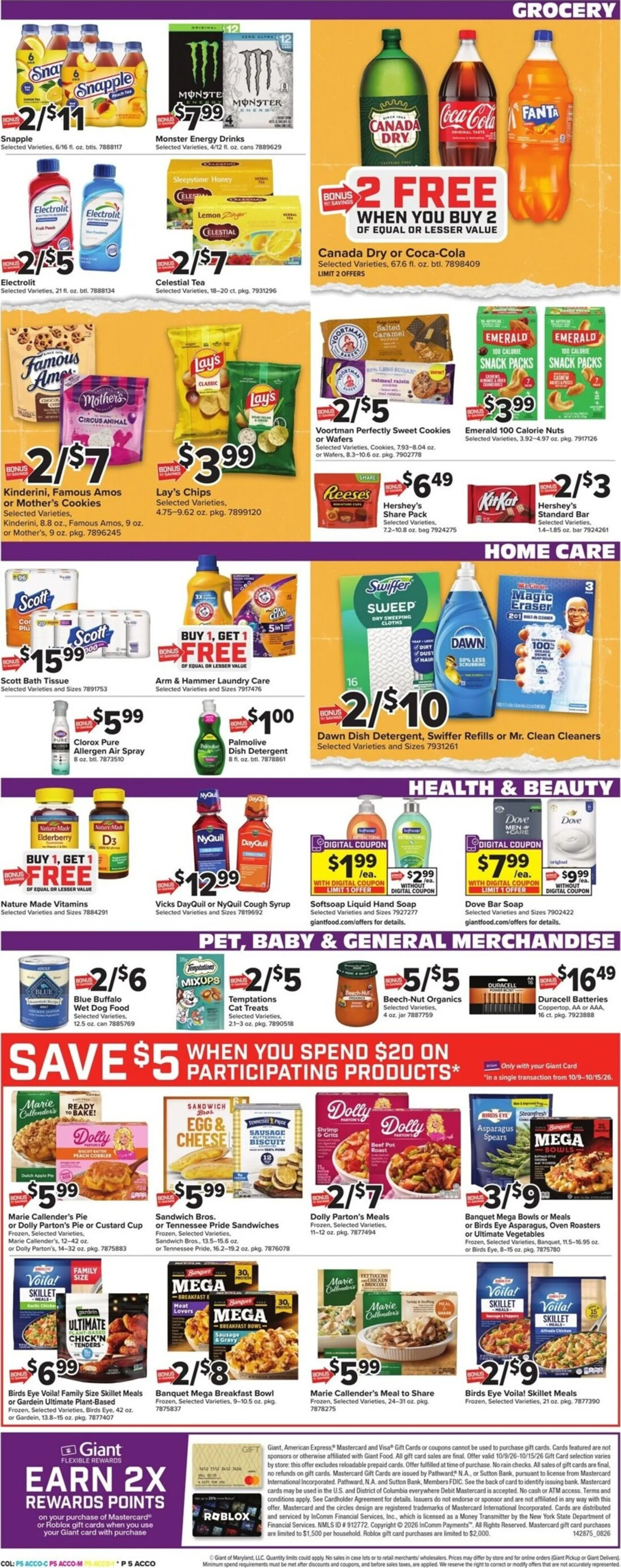 Weekly ad Giant Deal Lock: Hundreds of Deals on Fall & Winter Favorites from October 9 to October 15 2026 - Page 8