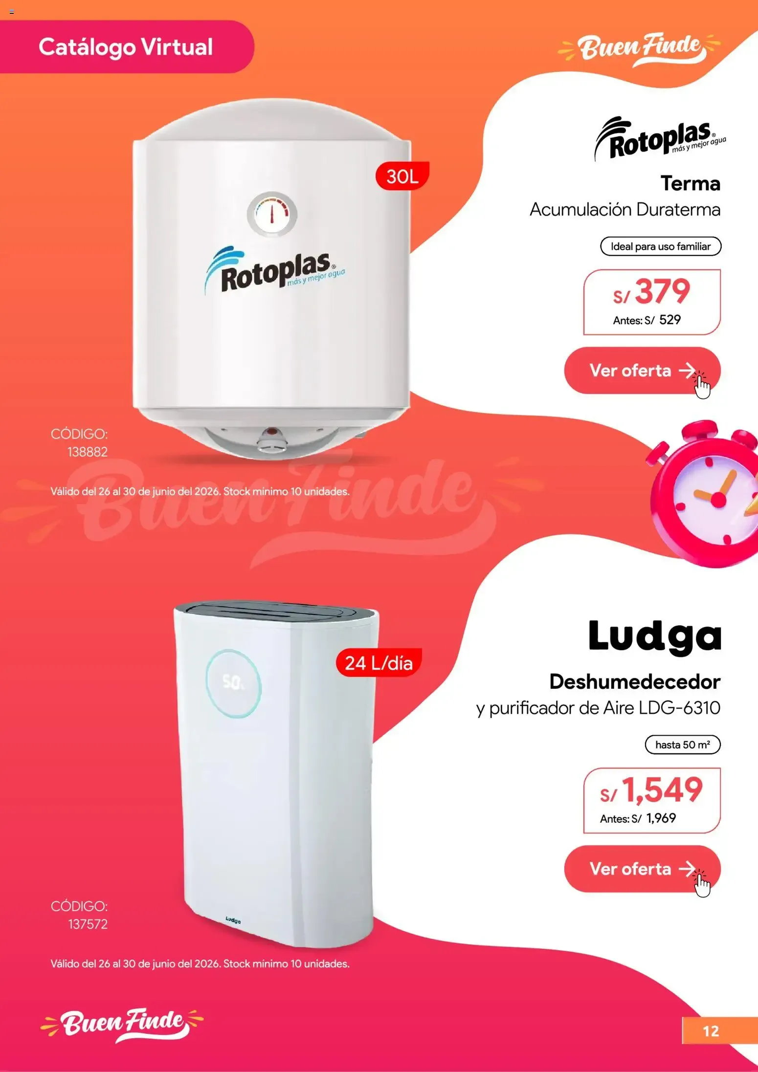 Catalogo de Hiraoka Buen Finde 26 de junio al 30 de junio 2026 - Pag 13
