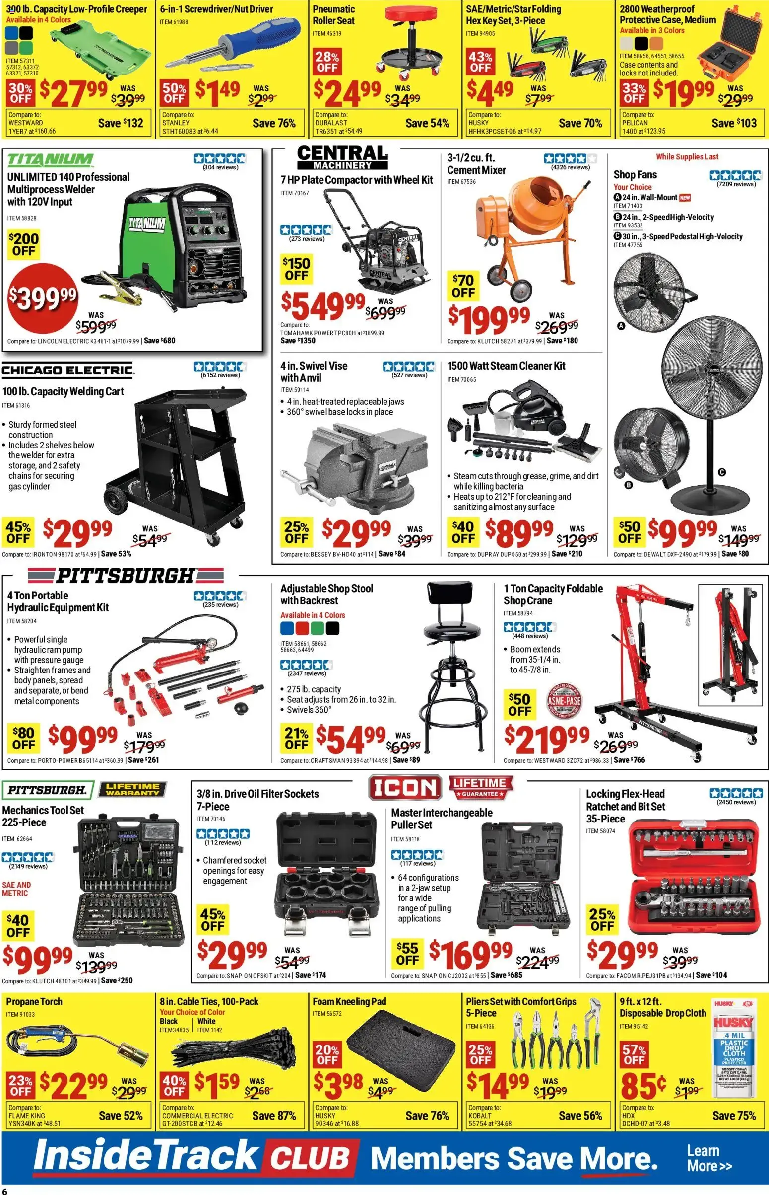 Weekly ad Harbor Freight Parking Lot Sale (08/10 - 08/16 2026) - Flyer from August 10 to August 16 2026 - Page 6
