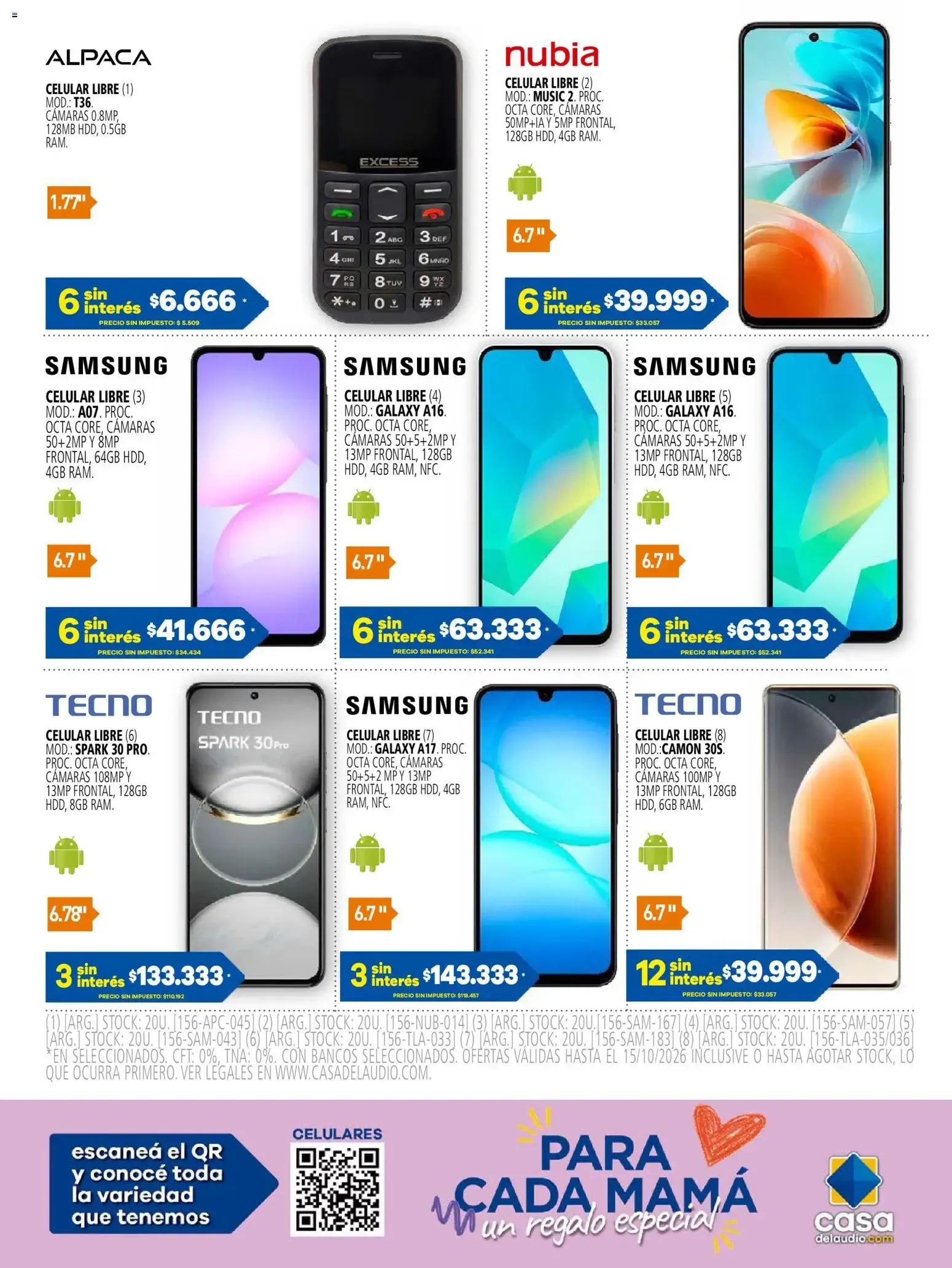 Ofertas de Casa del Audio: Para cada mamá, un regalo especial 1 de octubre al 15 de octubre 2026 - Página 17 del catálogo