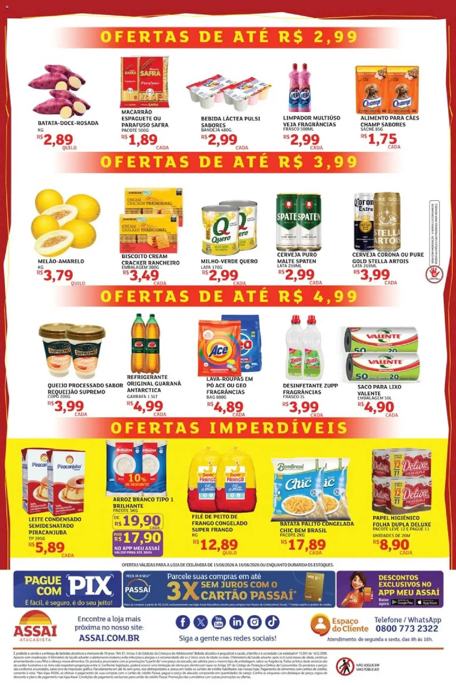 Encarte de Assaí Atacadista ofertas - DF de 15/08/2026 | Promoções Online 15 de agosto até 16 de agosto 2026 - Pagina 2