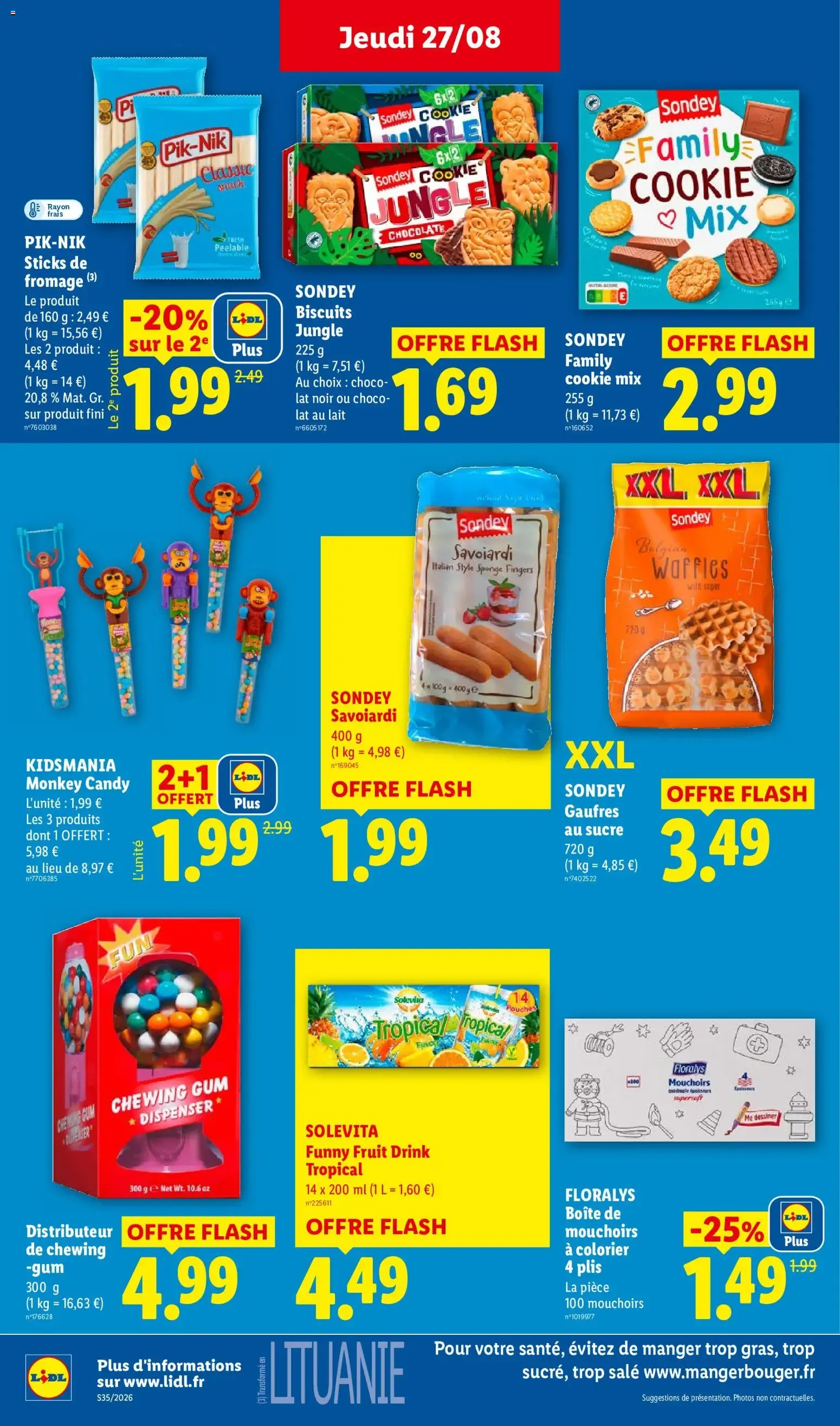 LIDL La rentrée des économies du 27 août au 2 septembre 2026 - Catalogue page 22
