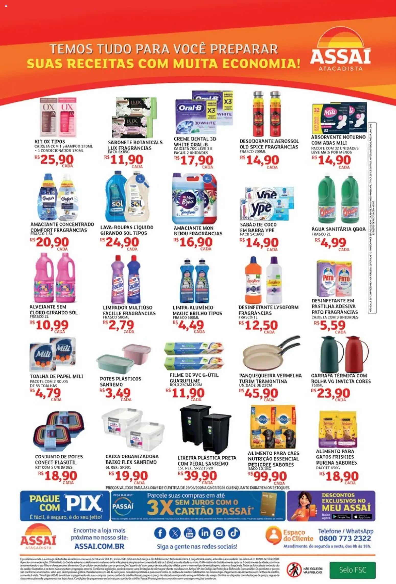 Encarte de Assaí Atacadista ofertas - PR de 29/06/2026 | Promoções Online 29 de junho até 2 de julho 2026 - Pagina 4