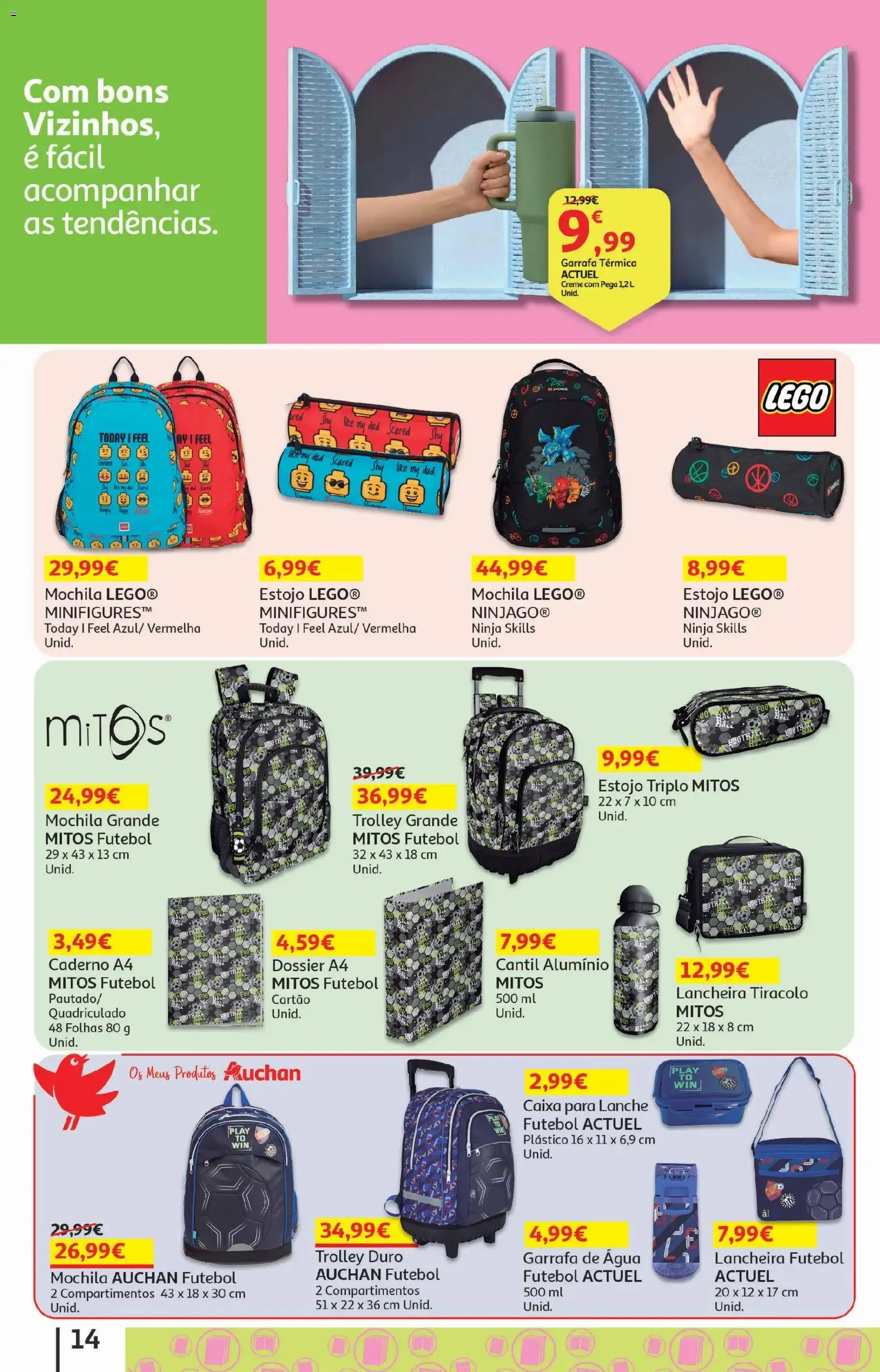 Folheto Auchan - Folheto Escolar » de 05/08/2026 - 03/09/2026 de 5 de agosto até 3 de setembro 2026 - Pagina 14