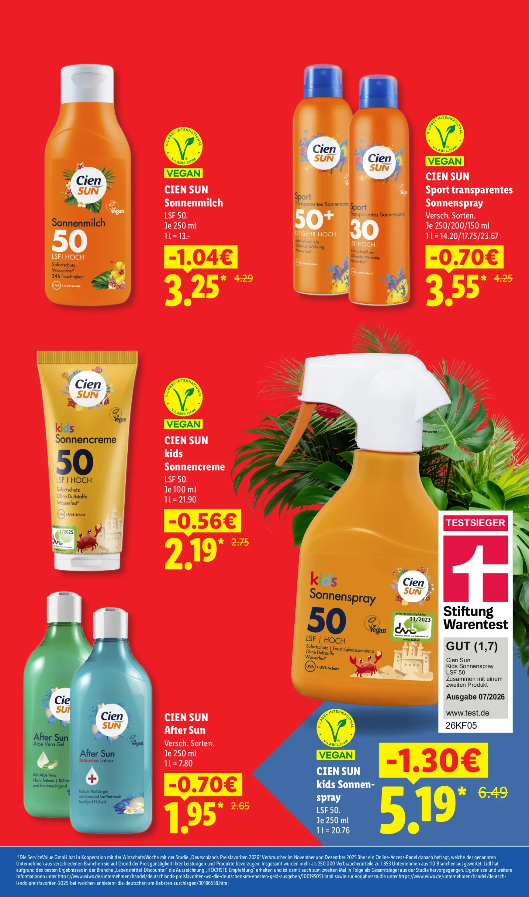 Lidl: Der Preisführer macht Deutschland dauerhaft günstiger! von 1. Juli bis 31. August 2026 - Prospekt seite 3
