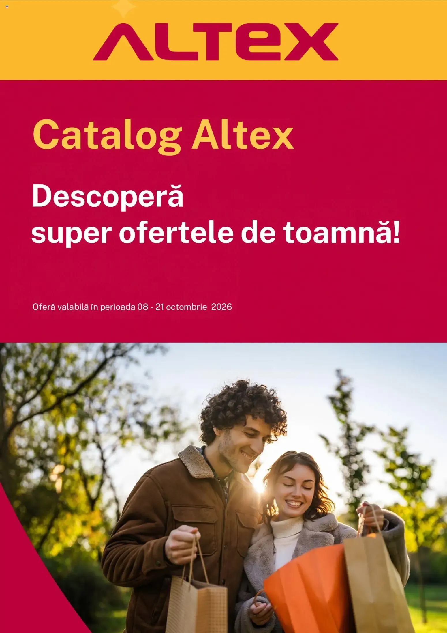 Catalog Altex Catalog - Oferta 08.10.2026 - 21.10.2026 de la 8 octombrie până la 21 octombrie 2026 - Revista Pagina 1