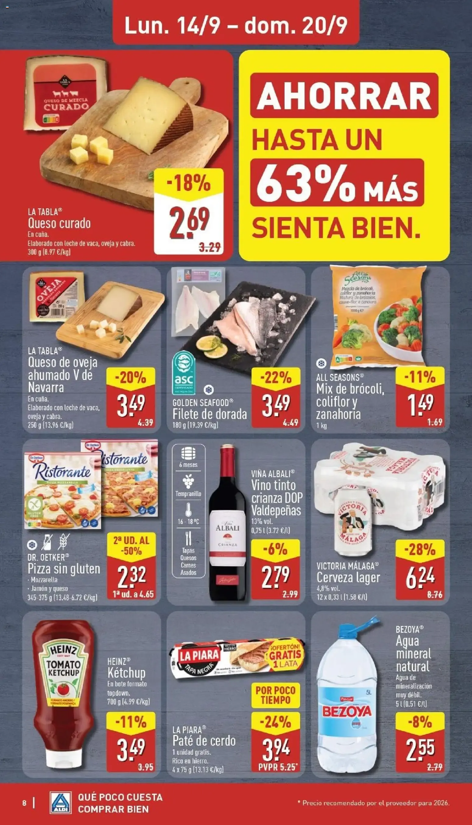 Catálogo de Aldi folleto del 14/09/2026 al 20/09/2026 14 de septiembre al 20 de septiembre 2026 - Página 8