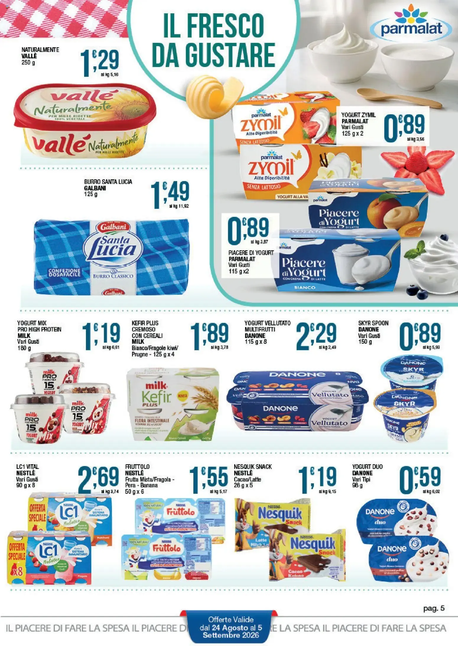 Sidis volantino dal 24/08/2026 - online Offerte da 24 agosto a 5 settembre di 2026 - Pagina del volantino 5