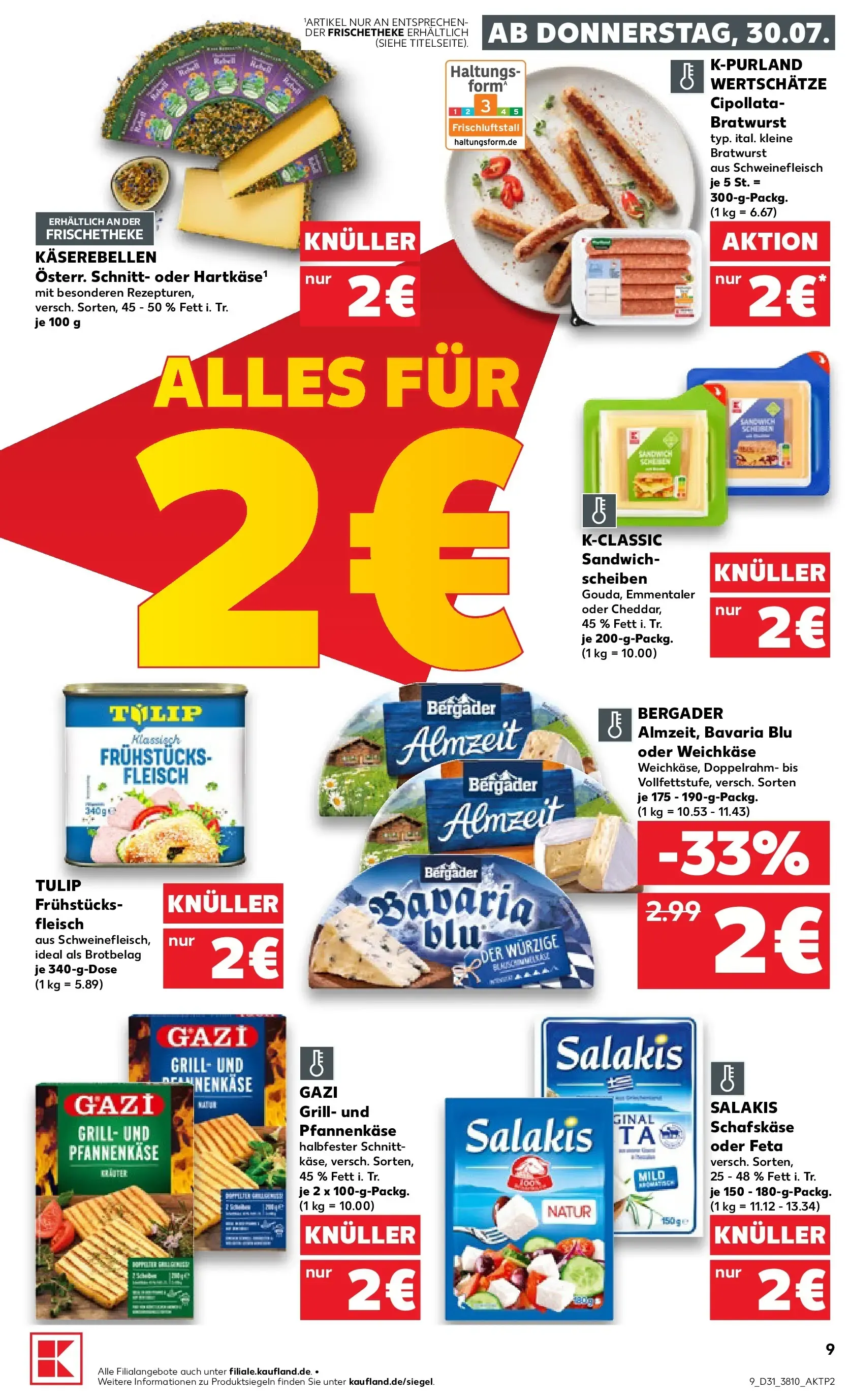 Kaufland: Ofertas de la Semana von 30. Juli bis 5. August 2026 - Prospekt seite 9