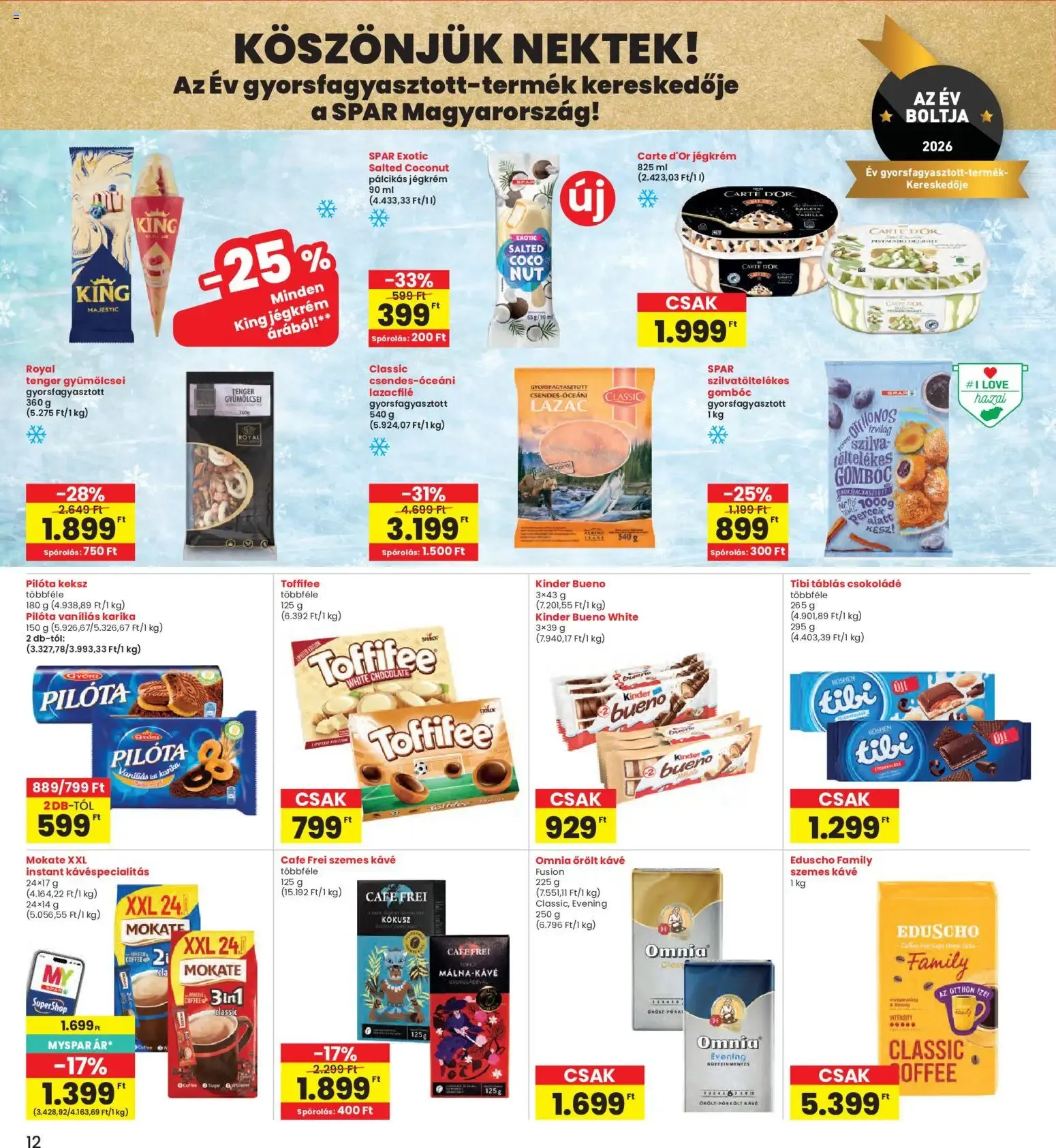 Katalógus Interspar akciós újság - 2026.06.11. -tól/töl > akció, lapozható szórólap 🛍️ június 11.-tól június 17.-ig 2026. - Oldal 12