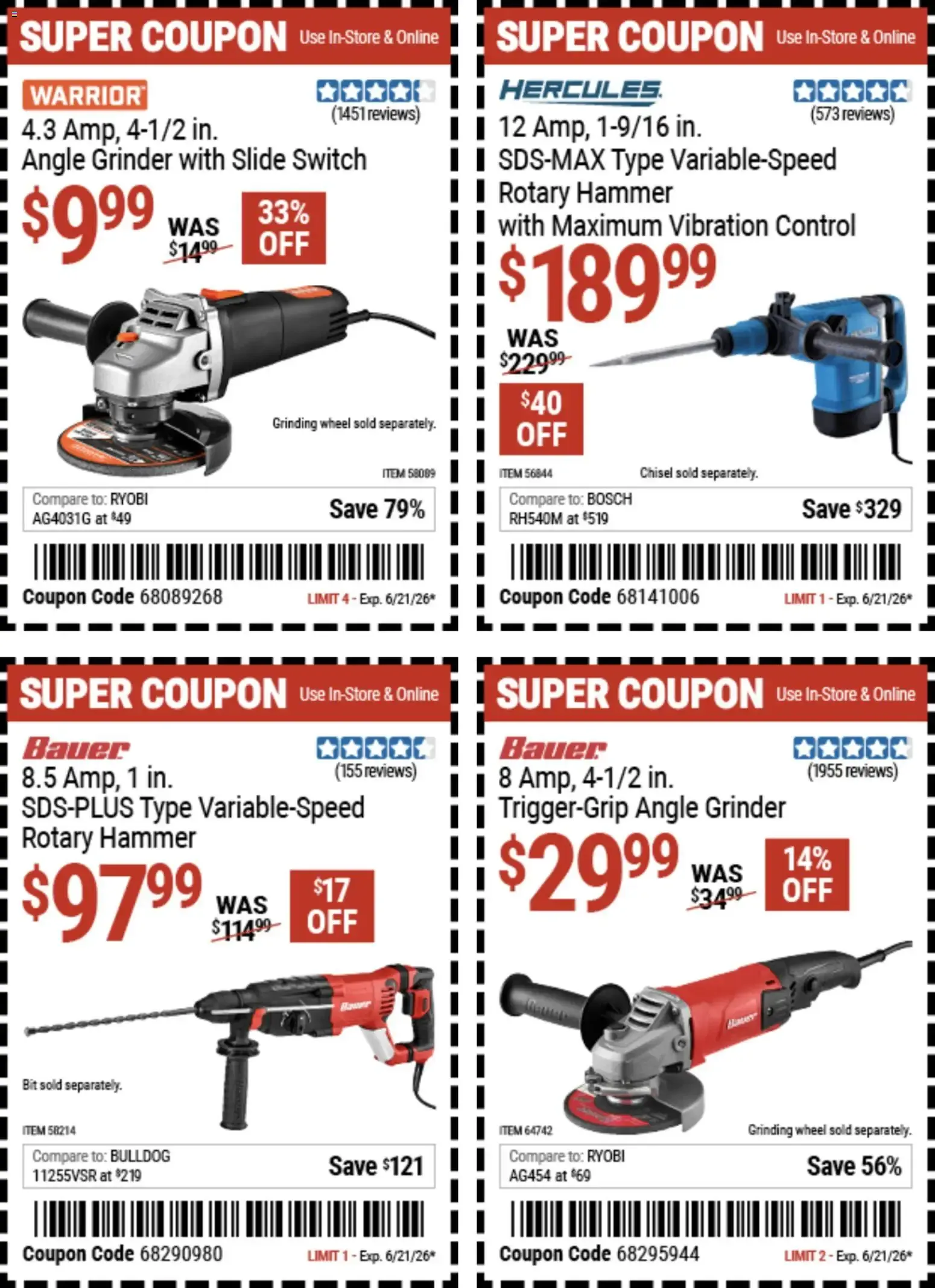 Weekly ad Harbor Freight Weekly Ad (06/08 - 06/21 2026) - Flyer from June 8 to June 21 2026 - Page 3