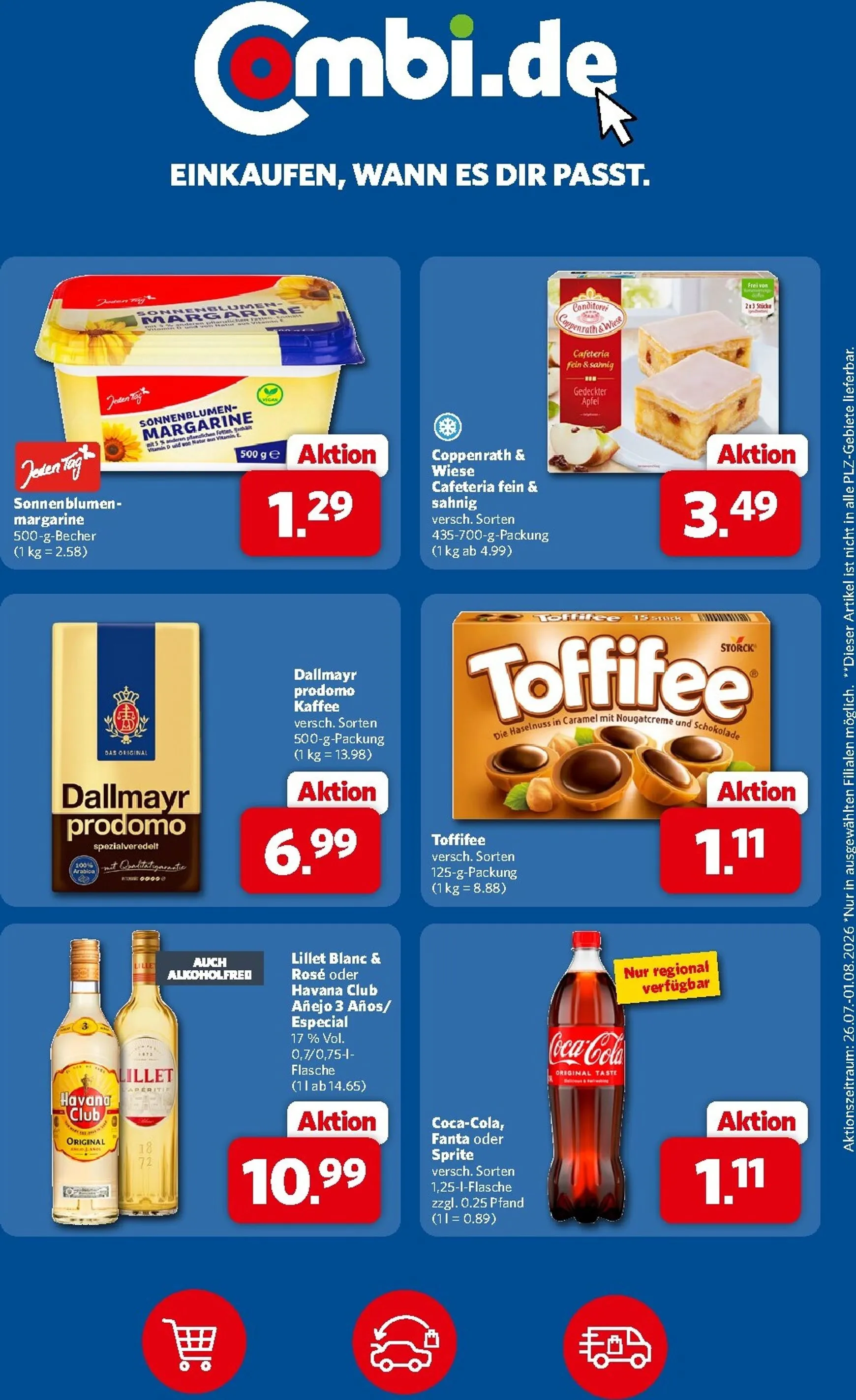 Combi Prospekt – von Montag 27.07.2026 bis Samstag 01.08.2026 von 27. Juli bis 1. August 2026 - Prospekt seite 29