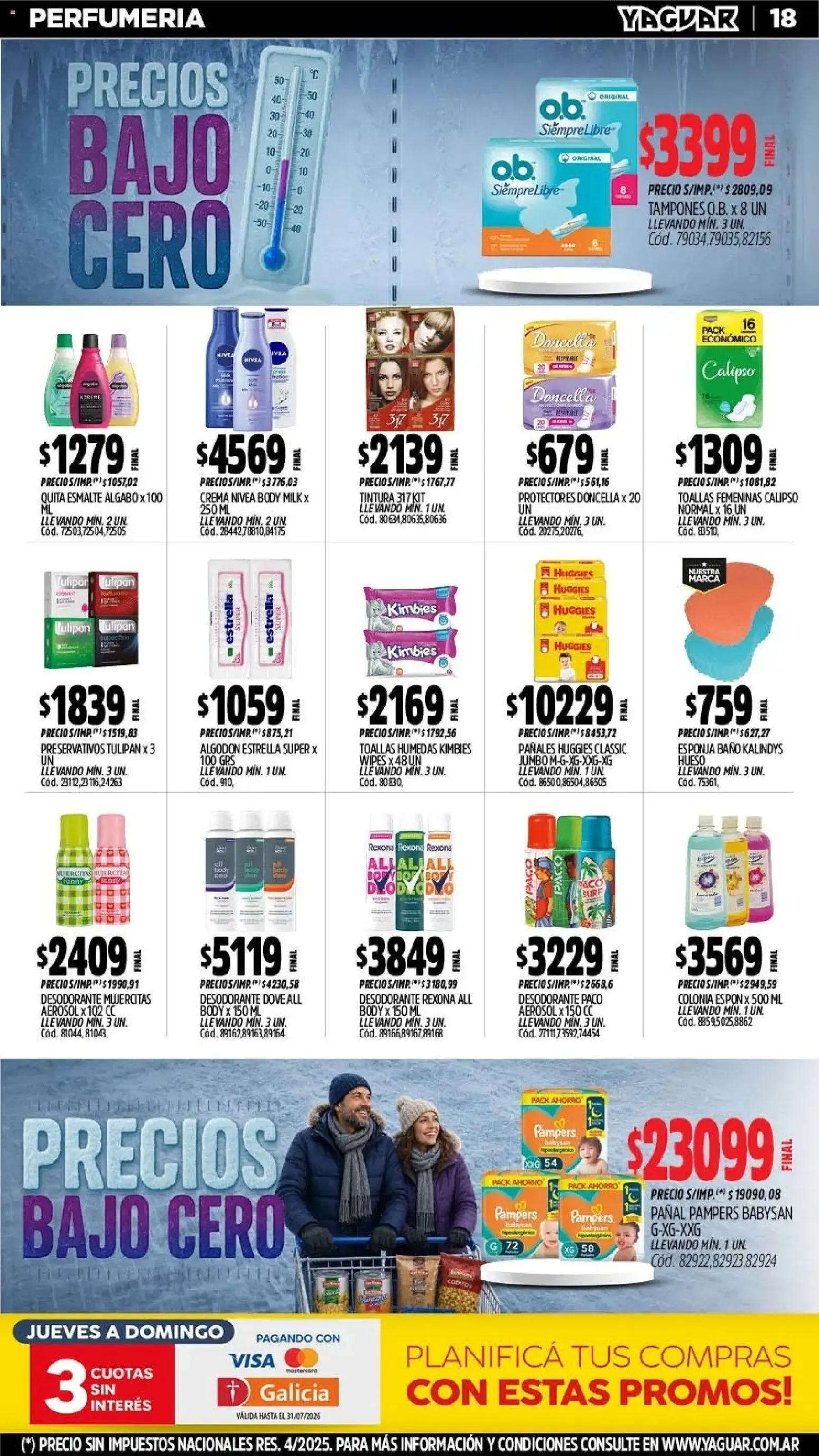 Ofertas de Mayorista Yaguar - Precios Bajo Cero 27 de julio al 2 de agosto 2026 - Página 20 del catálogo