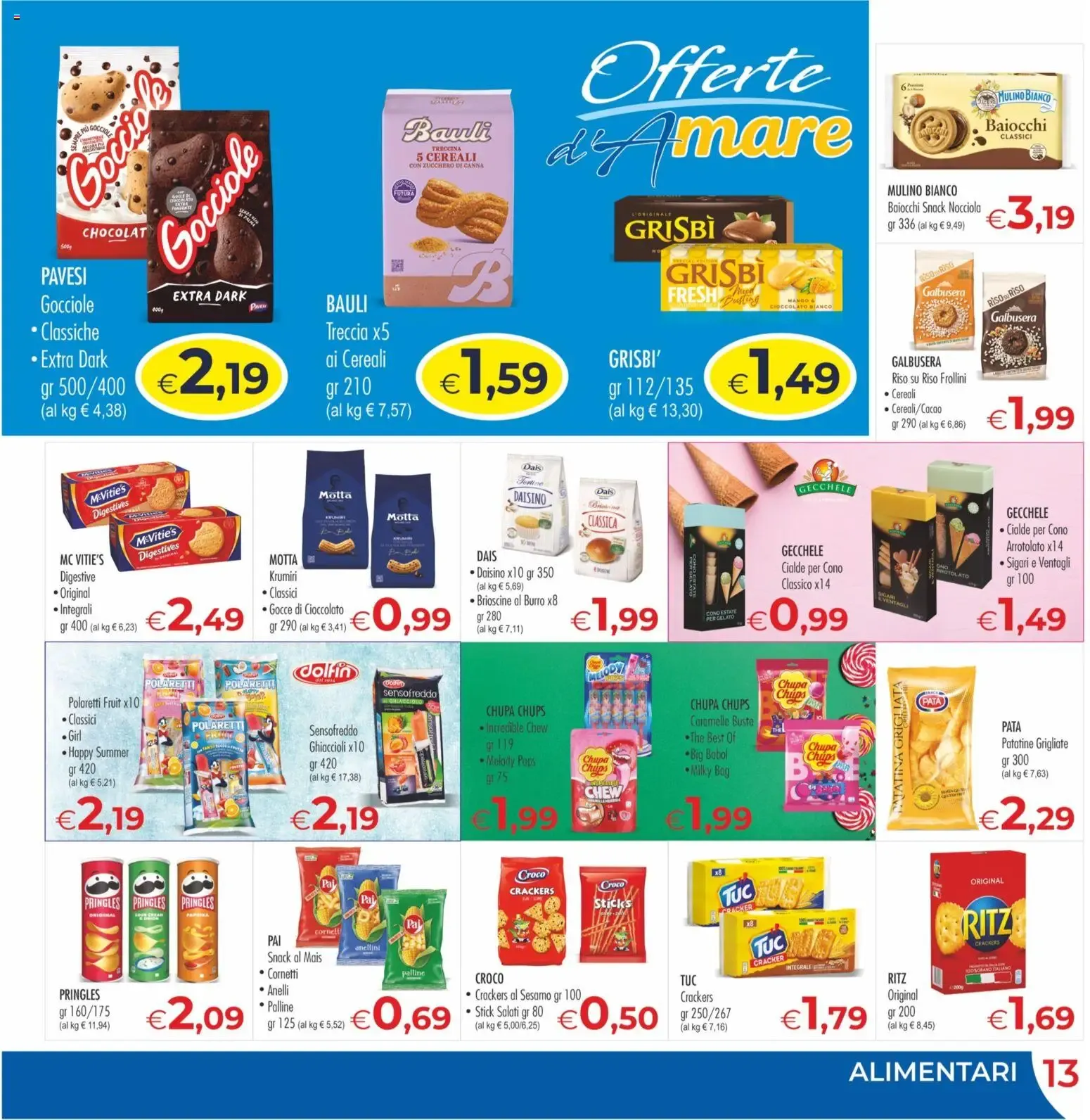 MerSi supermercati Offerte d'Amare da 15 luglio a 28 luglio di 2026 - Pagina del volantino 13