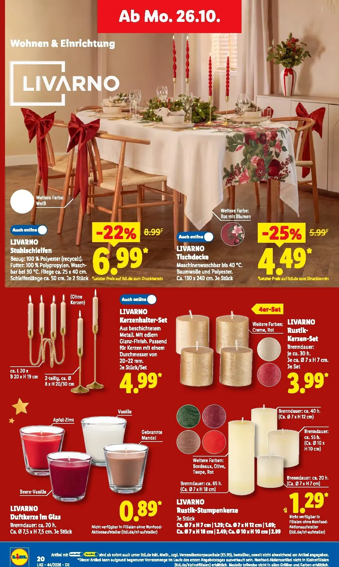 Lidl Prospekt nächste Woche – von Montag 26.10.2026 bis Samstag 31.10.2026 von 26. Oktober bis 31. Oktober 2026 - Prospekt seite 39