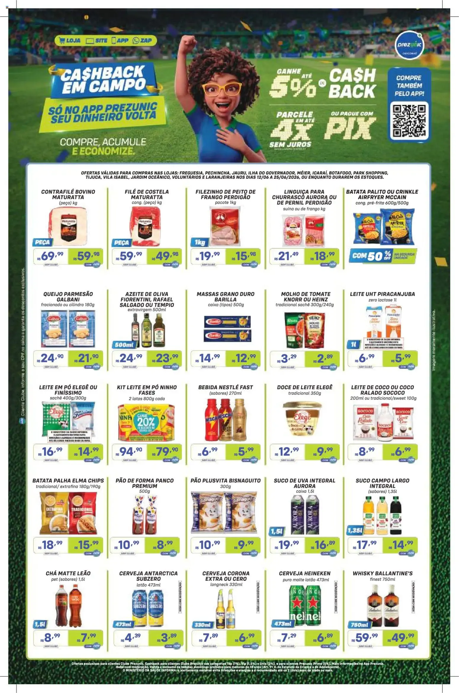 Encarte de Prezunic ofertas Copa de 12/06/2026 | Promoções Online 12 de junho até 25 de junho 2026 - Pagina 1