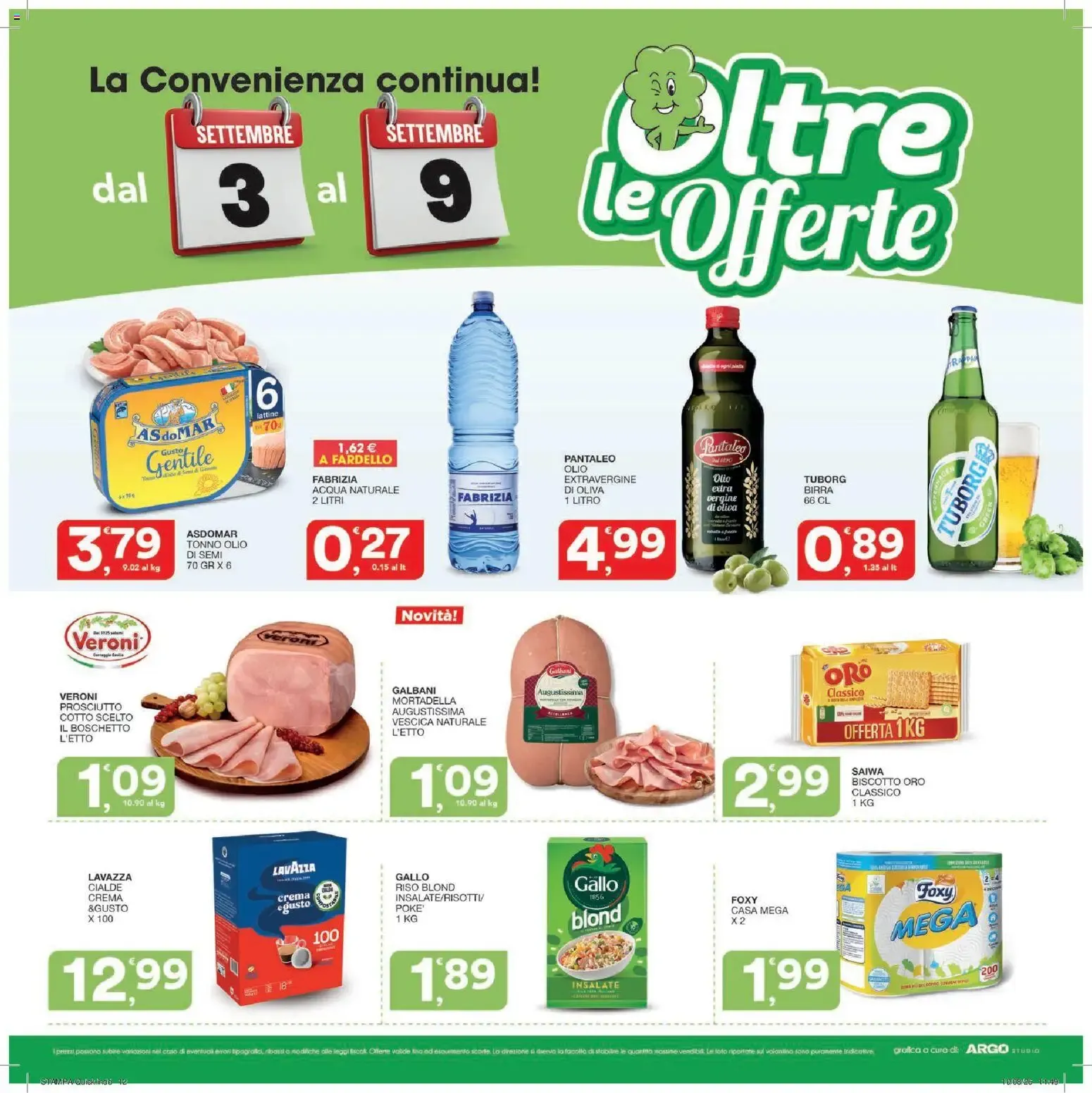 Quick SISA - La spesa Rapida e conveniente da 27 agosto a 9 settembre di 2026 - Pagina del volantino 12