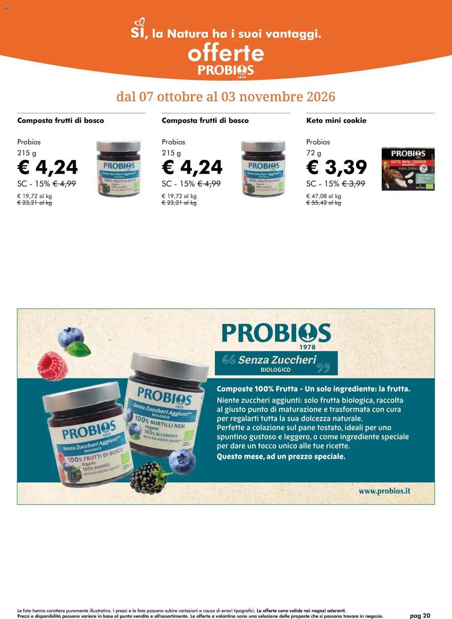 Nuovo Natura Sì volantino dal 07/10/2026 > offerte anteprima 🛍️ da 7 ottobre a 3 novembre di 2026 - Pagina del volantino 20