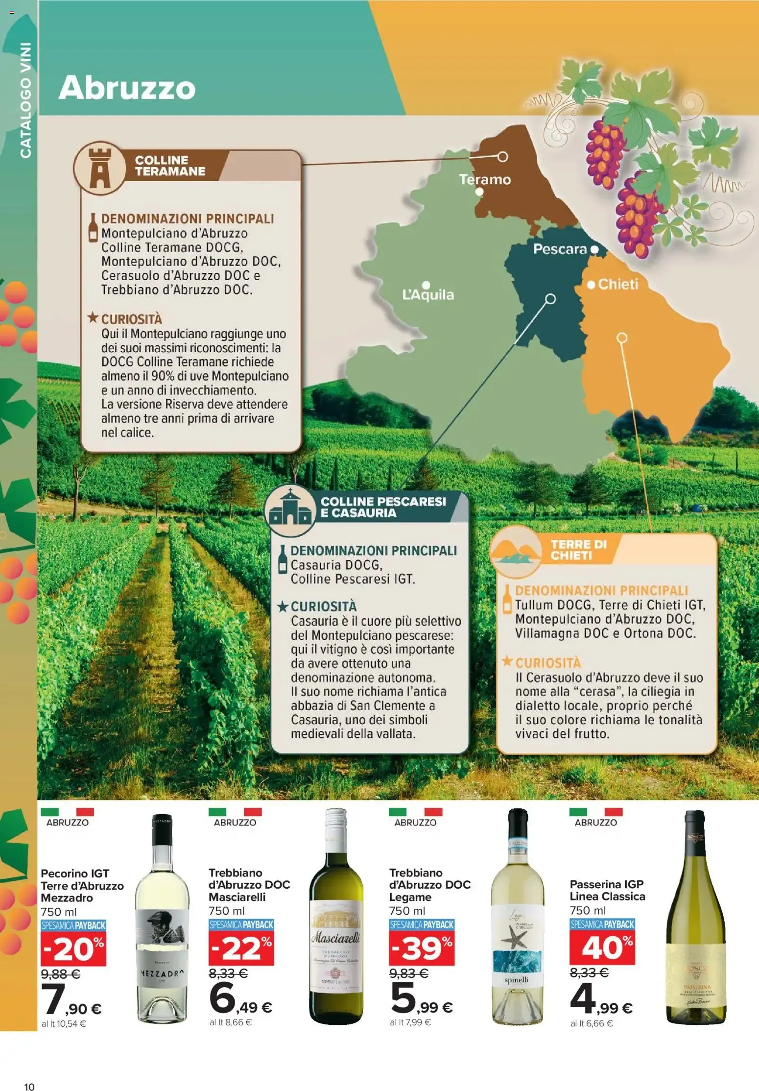 Carrefour market CATALOGO VINI DALLA TERRA AL CALICE da 5 ottobre a 8 novembre di 2026 - Pagina del volantino 10