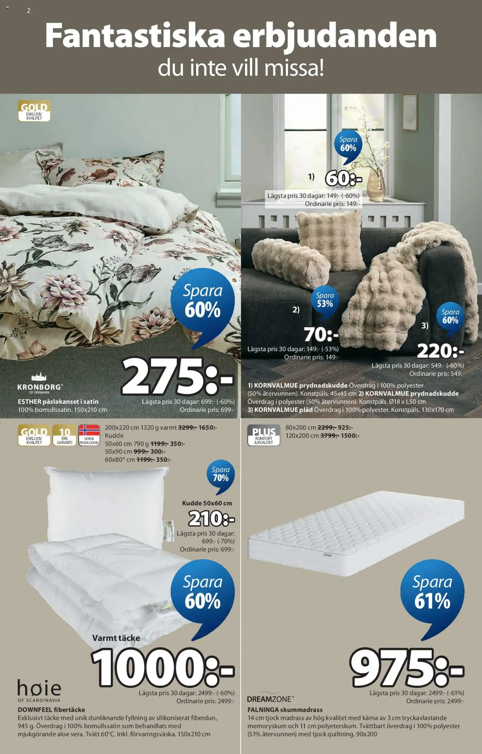 Ett fantastiskt erbjudande för ditt hem från 7 september till 18 oktober 2026 - Reklamblad sidor 2