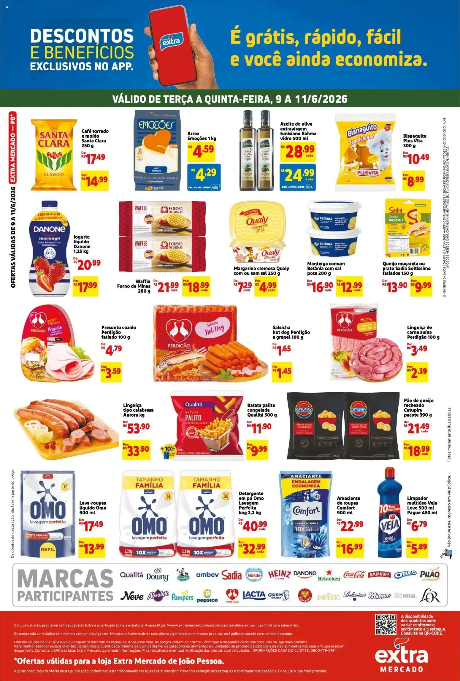 Encarte de Folheto Extra ofertas de Mercado Terça e Quinta de 09/06/2026 | Promoção 9 de junho até 11 de junho 2026 - Pagina 2