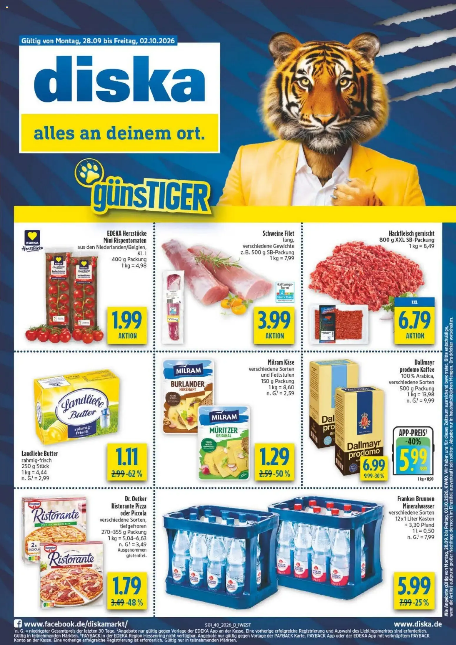 Diska: alles an deinem ort. günSTIGER von 28. September bis 2. Oktober 2026 - Prospekt seite 1