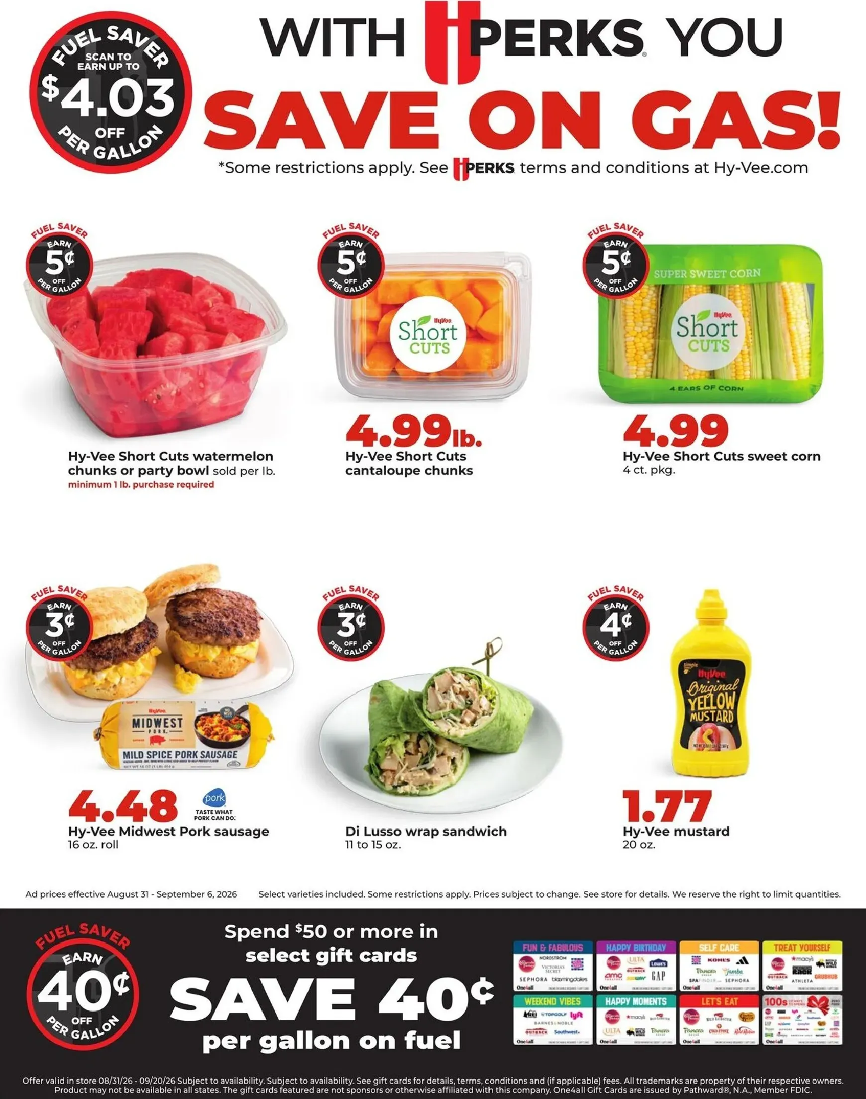 Weekly ad Current Hy Vee leaflet valid from Monday 08/31/2026 to Sunday 09/06/2026 from August 31 to September 6 2026 - Page 13