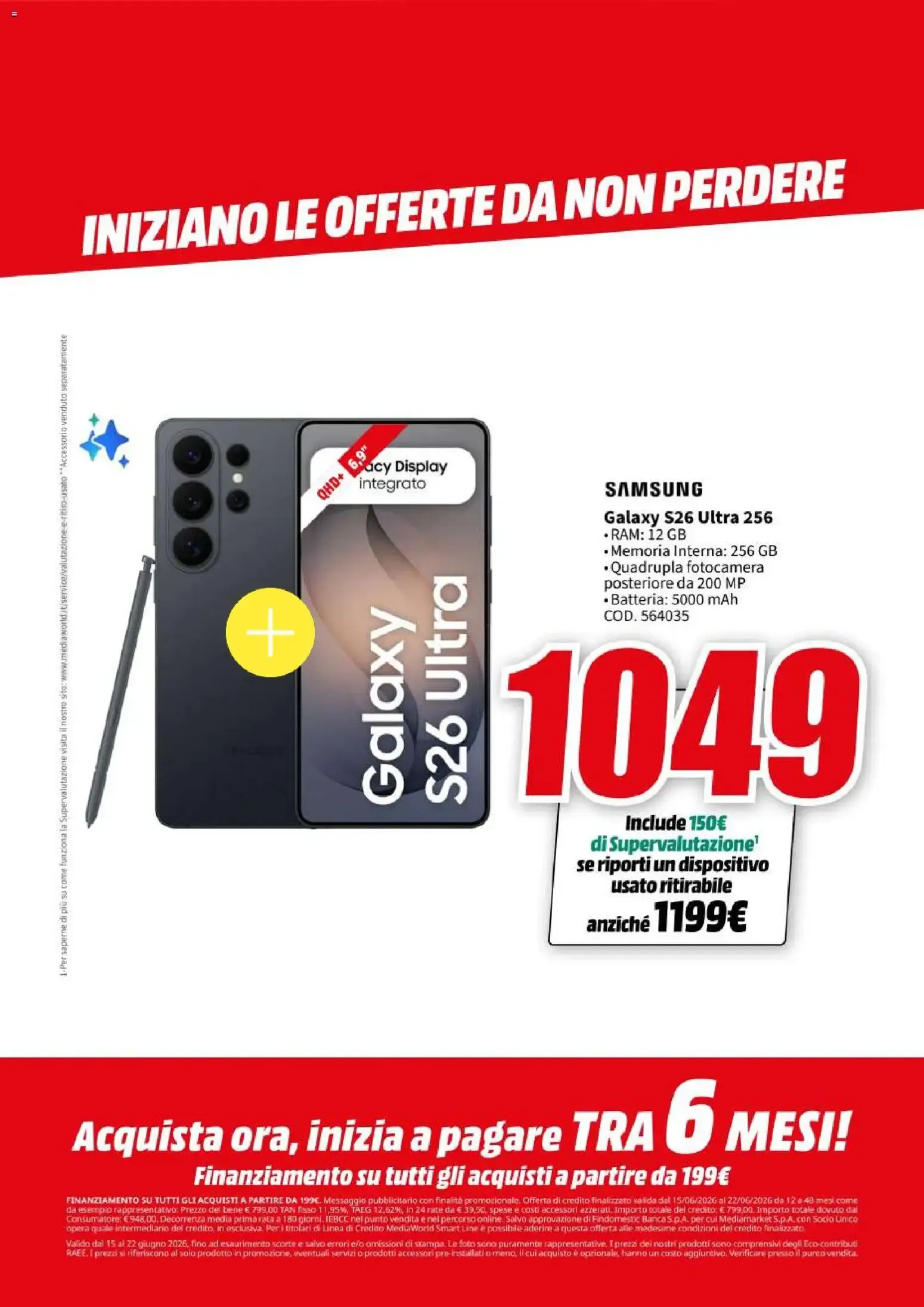 Nuovo Media World volantino dal 15/06/2026 > offerte anteprima 🛍️ da 15 giugno a 22 giugno di 2026 - Pagina del volantino 7