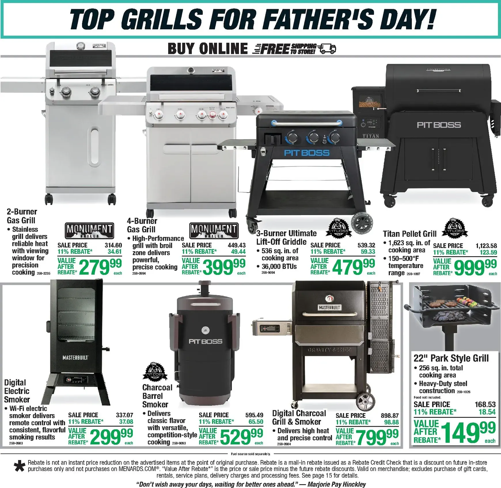 Weekly ad Current Menards - 11% Rebate Sale leaflet valid from Thursday 06/11/2026 to Sunday 06/21/2026 from June 11 to June 21 2026 - Page 13