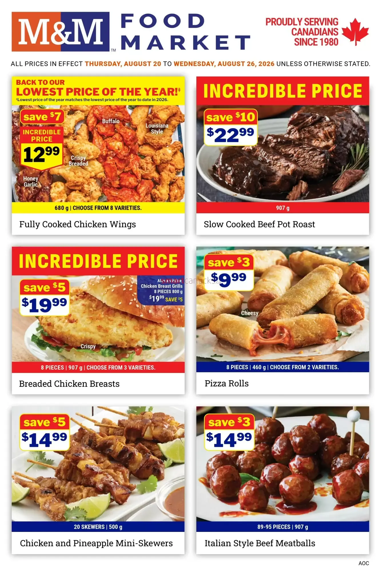 M & M Food Market flyer week 34 from August 20 to August 26 2026 - flyer page 1