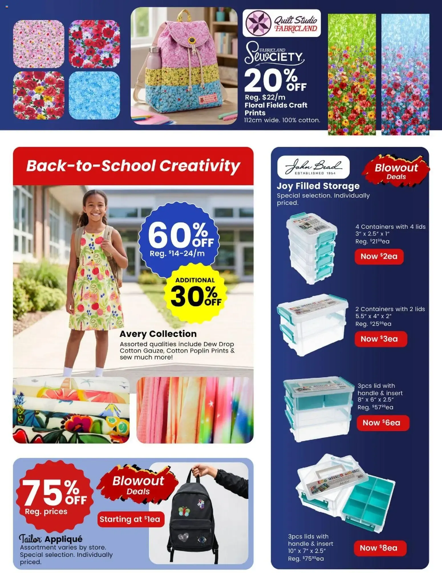 FABRICLAND CLEAN SWEEP Sale from August 1 to August 31 2026 - flyer page 7