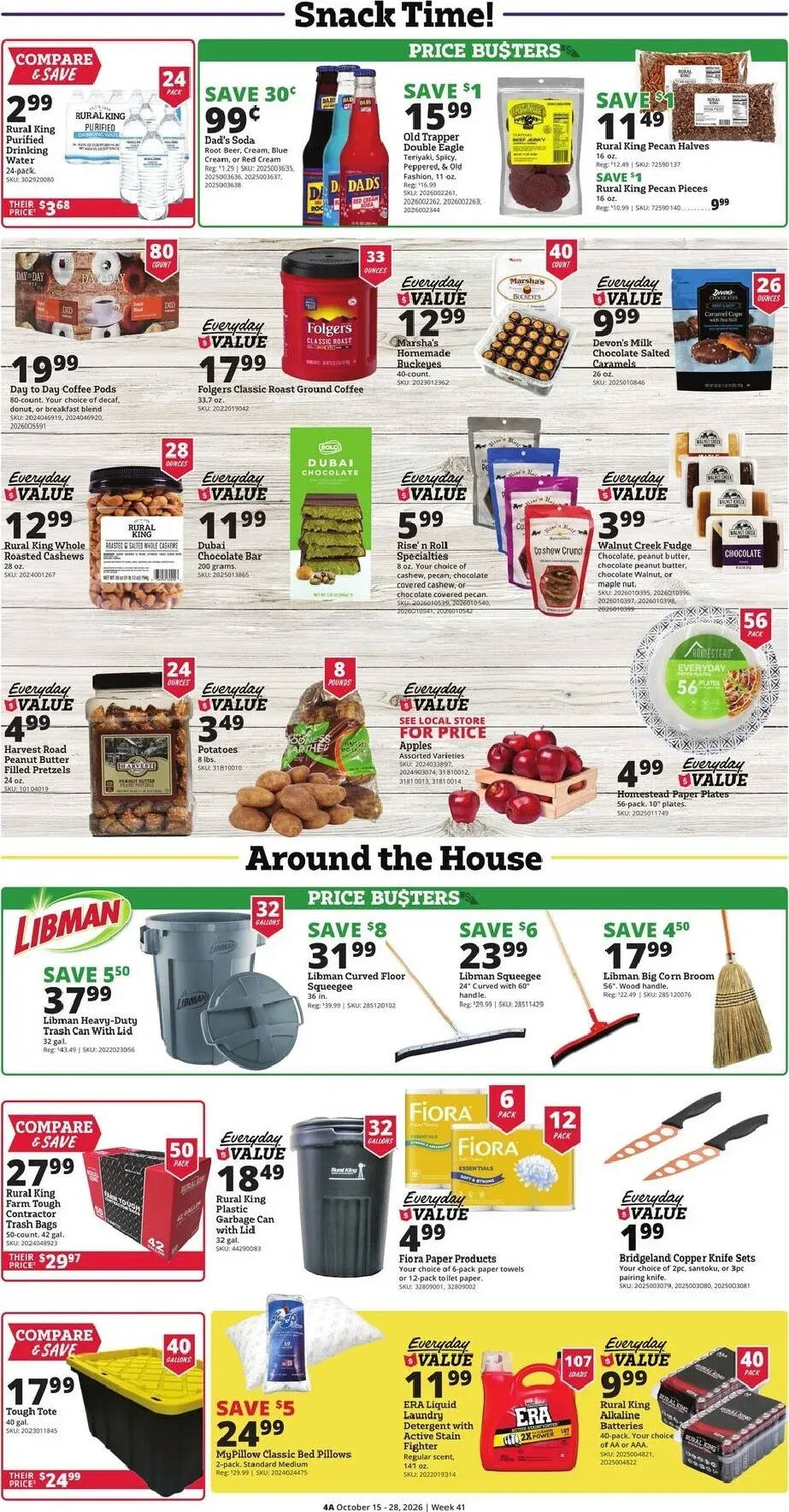 Weekly promotion Current Rural King - Pet-O-Ween leaflet valid from Thursday 10/15/2026 to Wednesday 10/28/2026 spanning from October 15 to October 28 2026 - Page 4 for Catalogue 365