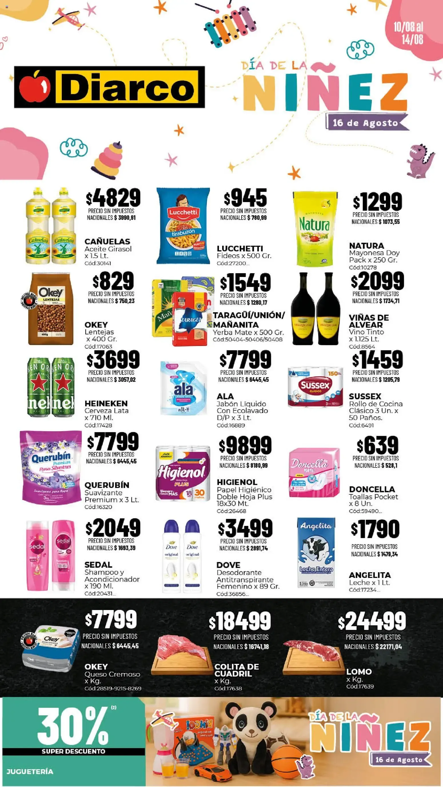 Ofertas de Diarco - Ofertas Día de la Niñez 8 de octubre al 8 de febrero 2027 - Página 1 del catálogo