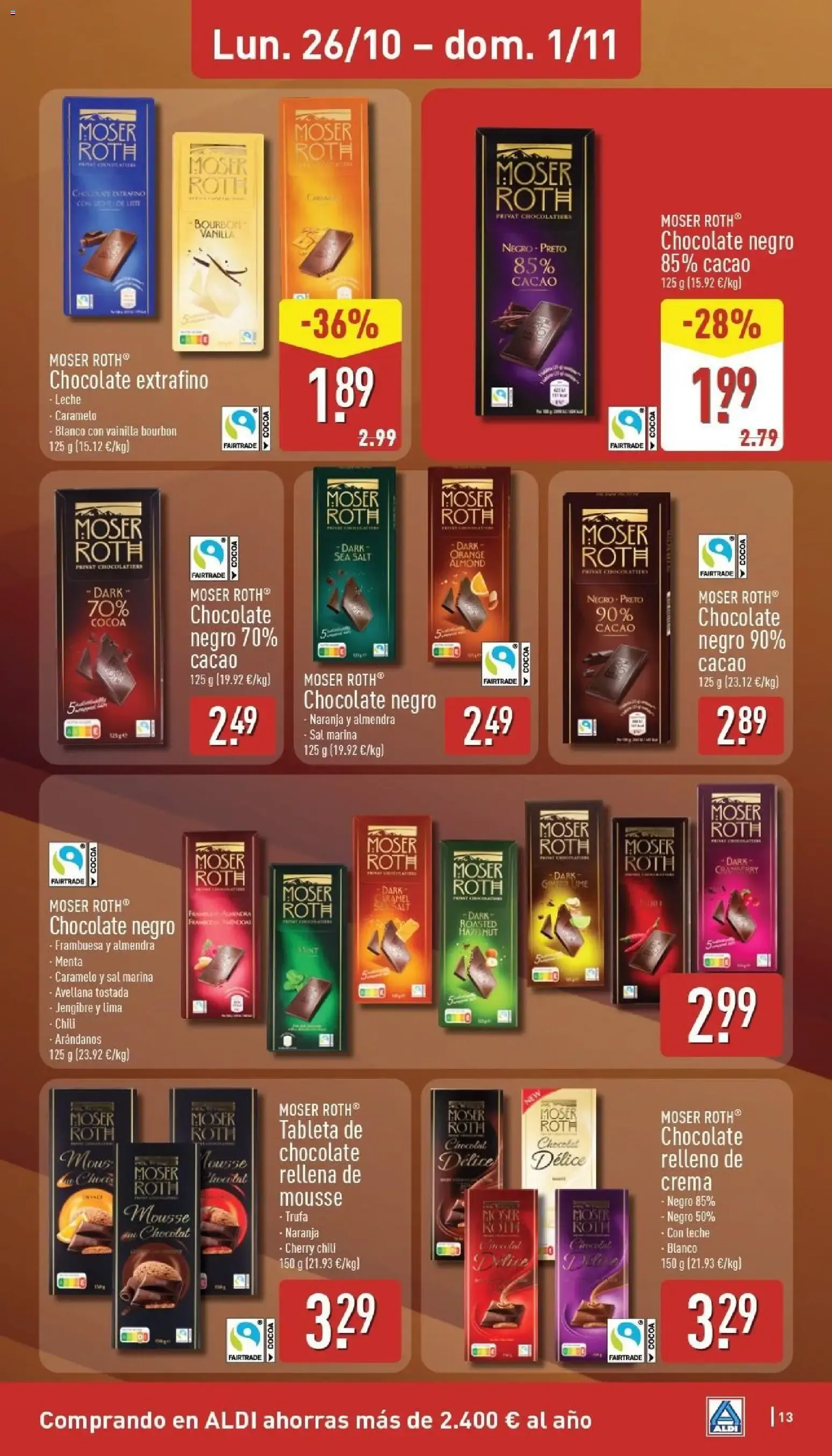 Catálogo de Aldi: Bajos precios en frescos 26 de octubre al 1 de noviembre 2026 - Página 13